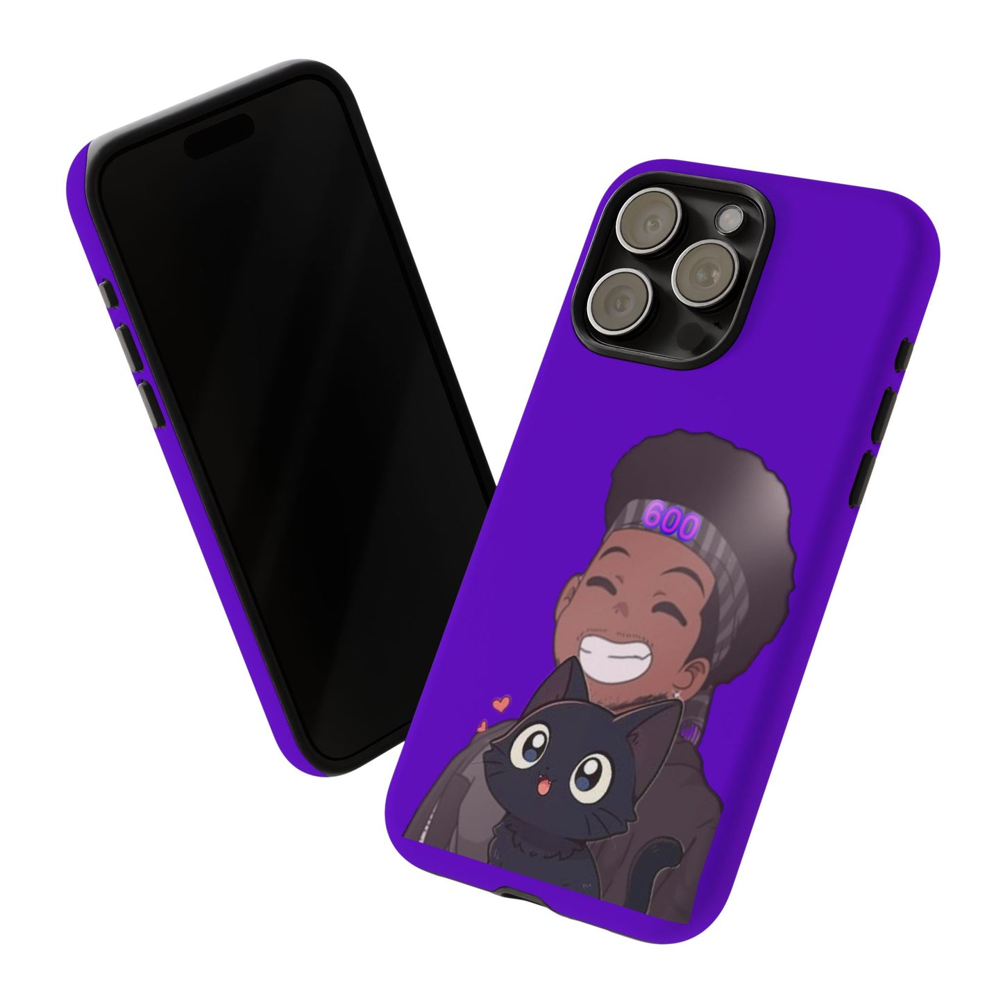 Black Cat Case (purple)