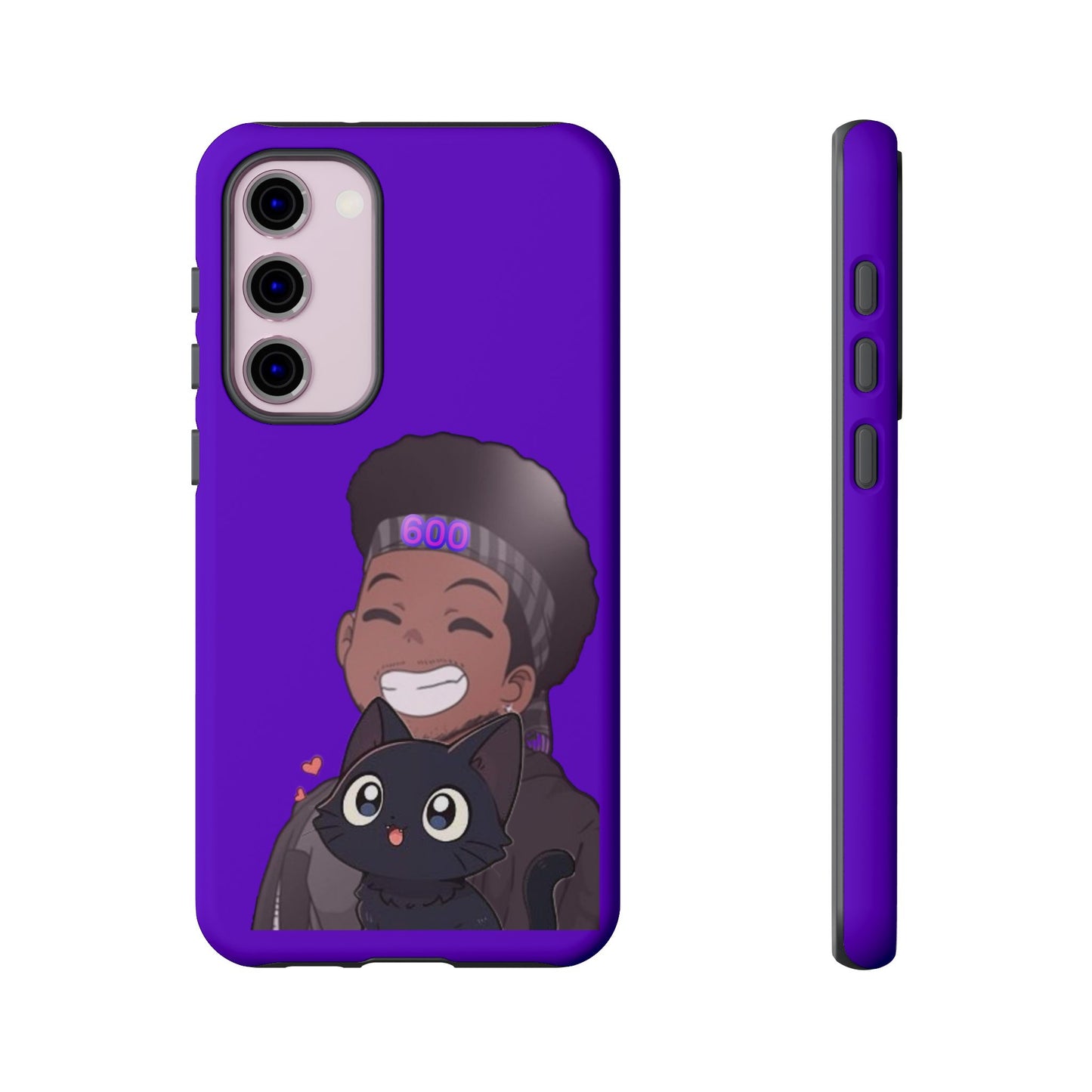 Black Cat Case (purple)