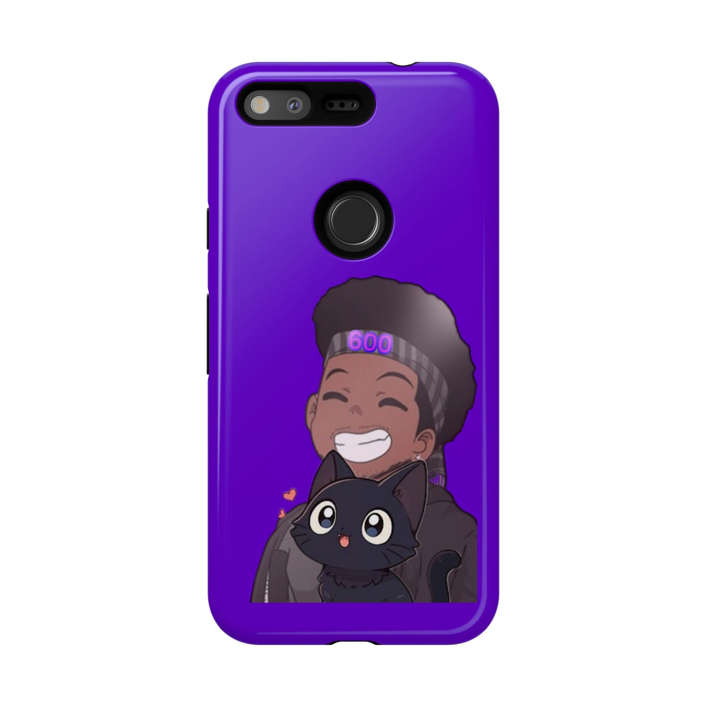 Black Cat Case (purple)