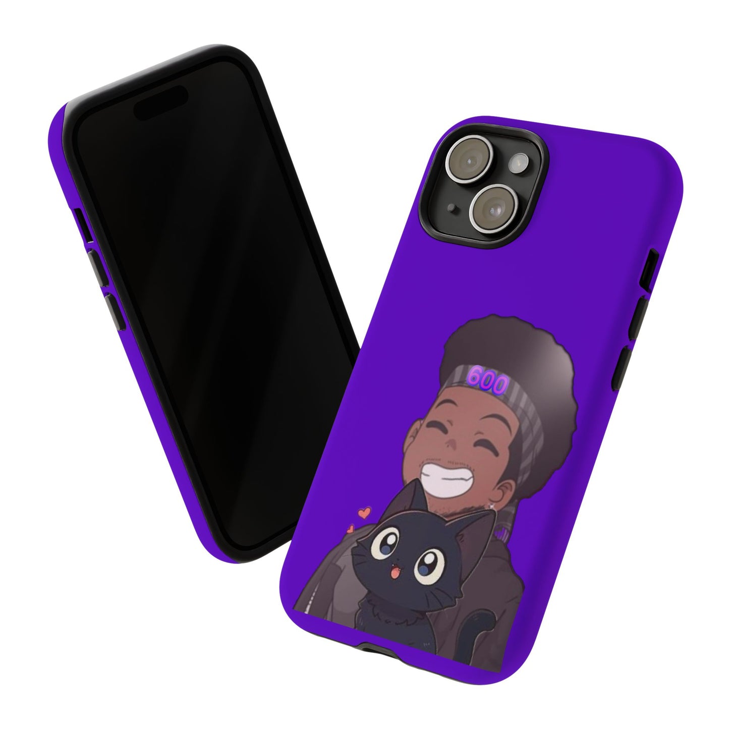 Black Cat Case (purple)