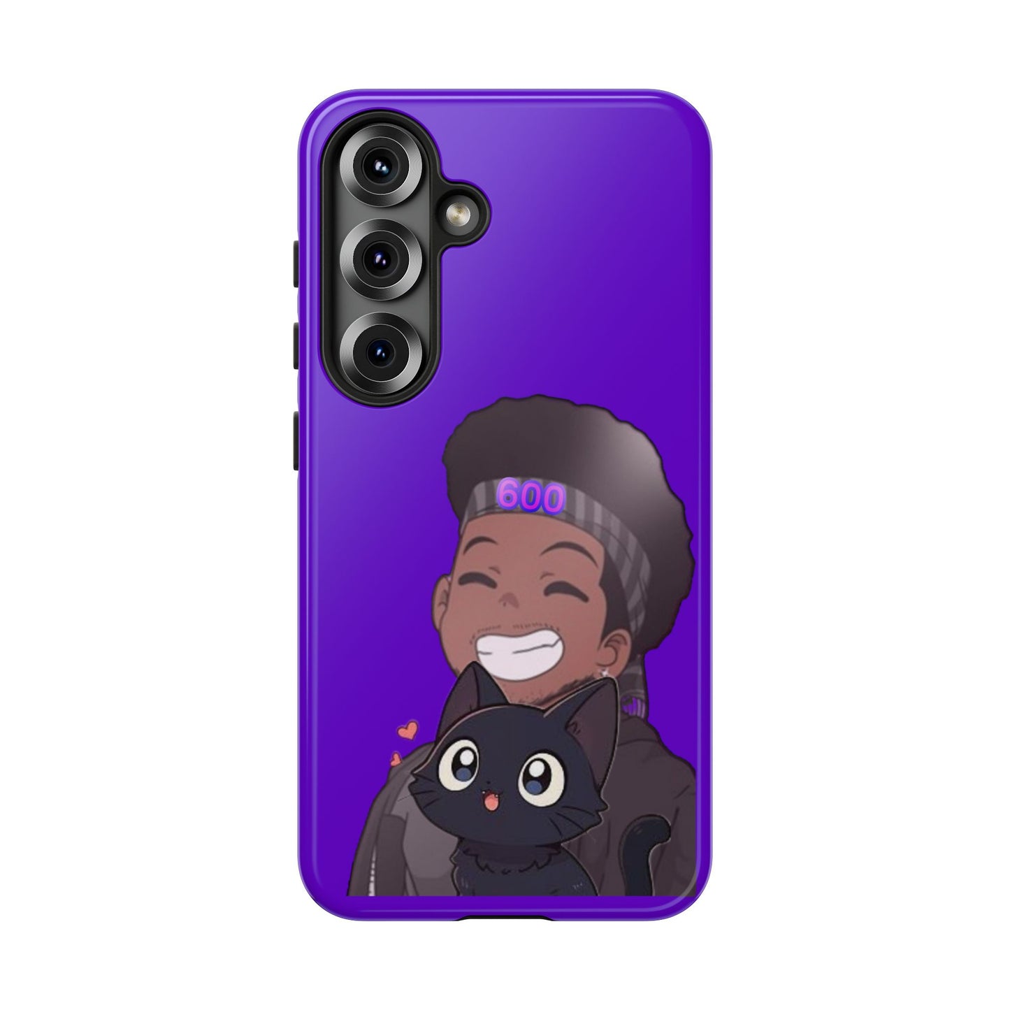 Black Cat Case (purple)