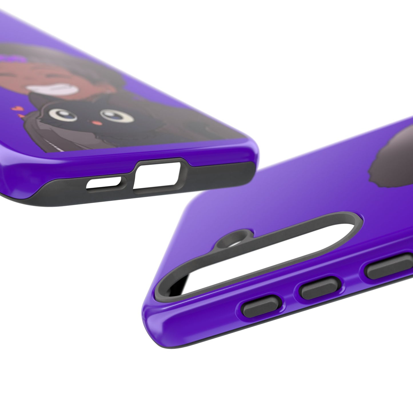 Black Cat Case (purple)