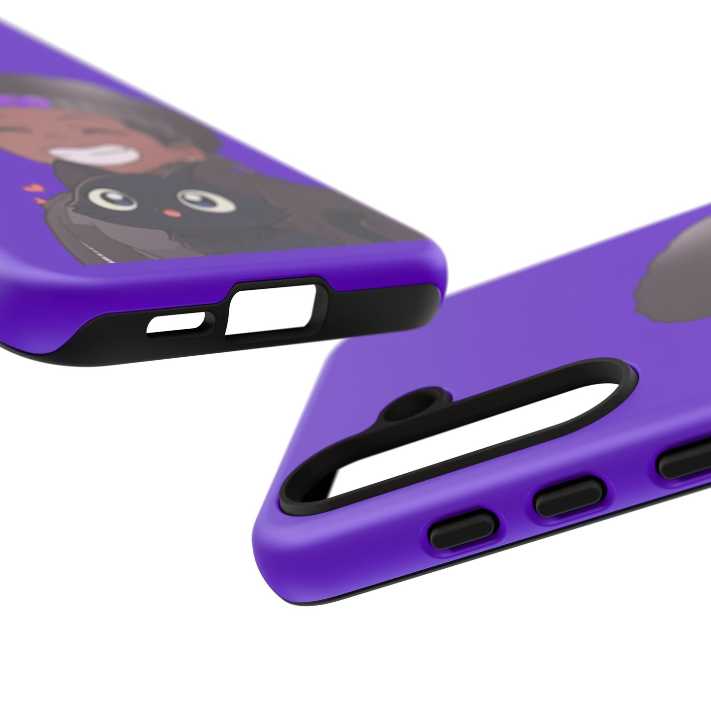Black Cat Case (purple)