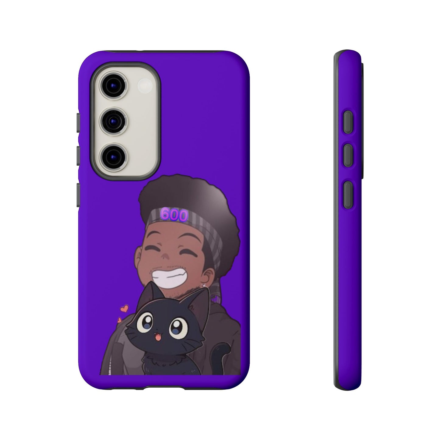 Black Cat Case (purple)