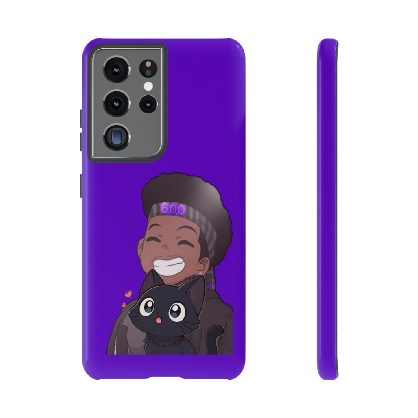 Black Cat Case (purple)