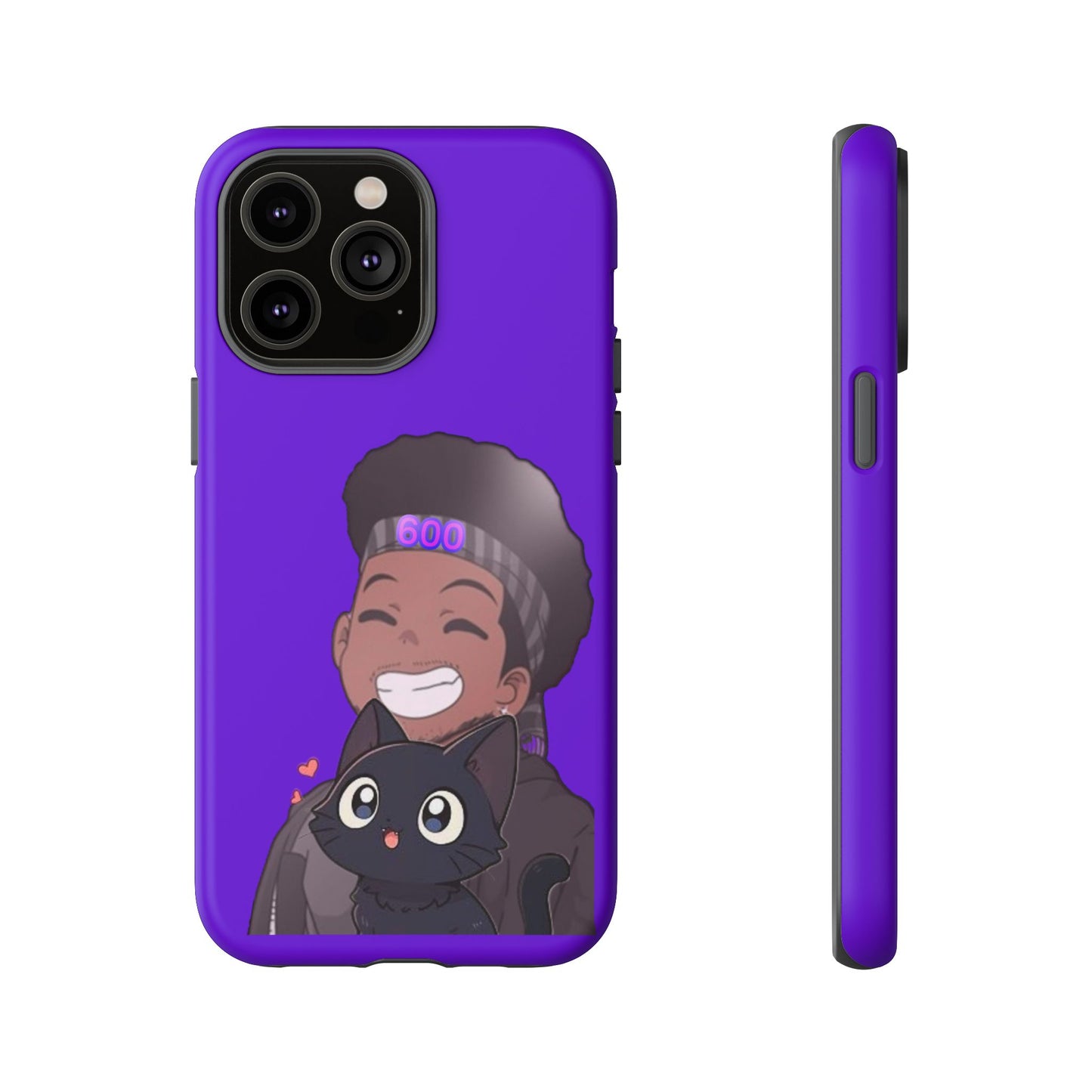 Black Cat Case (purple)
