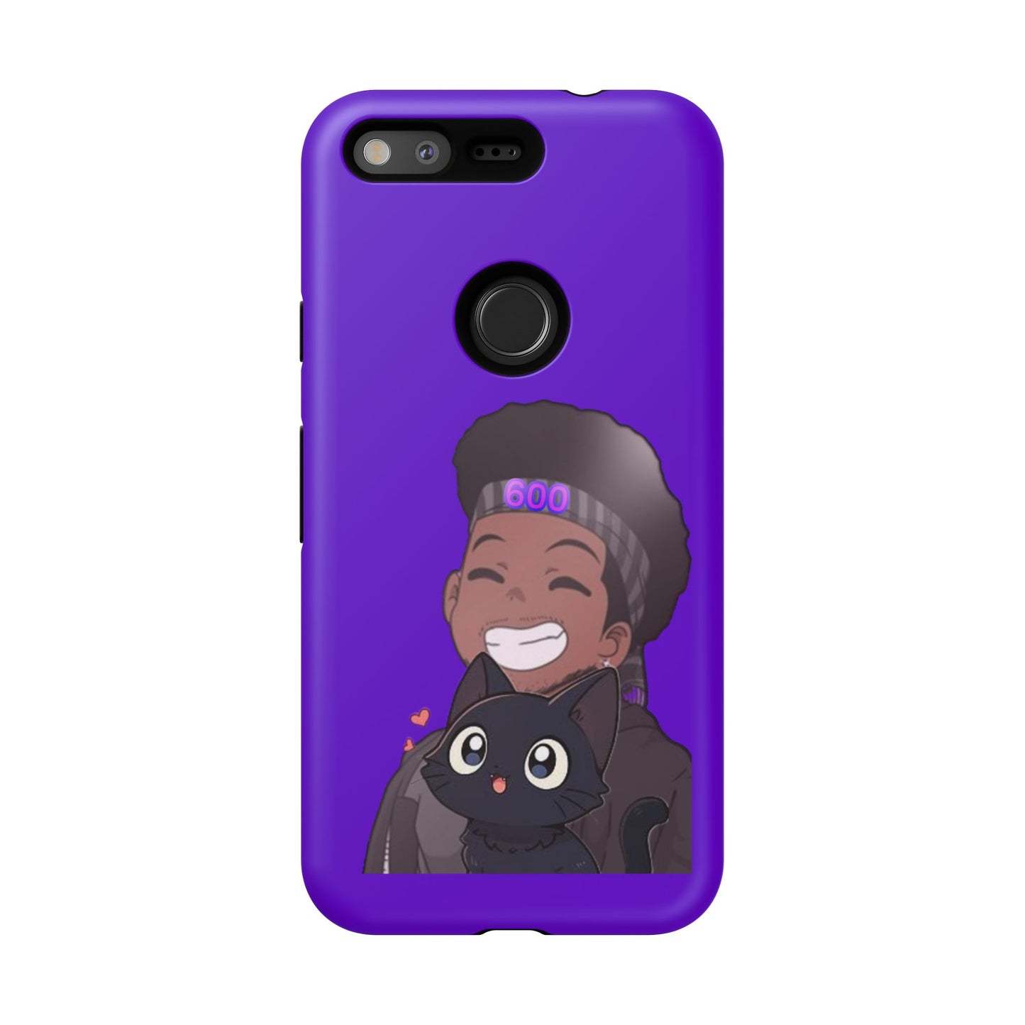 Black Cat Case (purple)