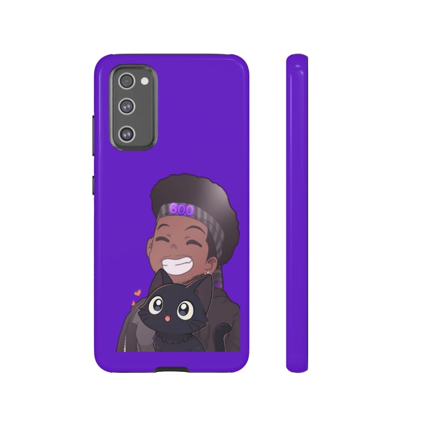 Black Cat Case (purple)
