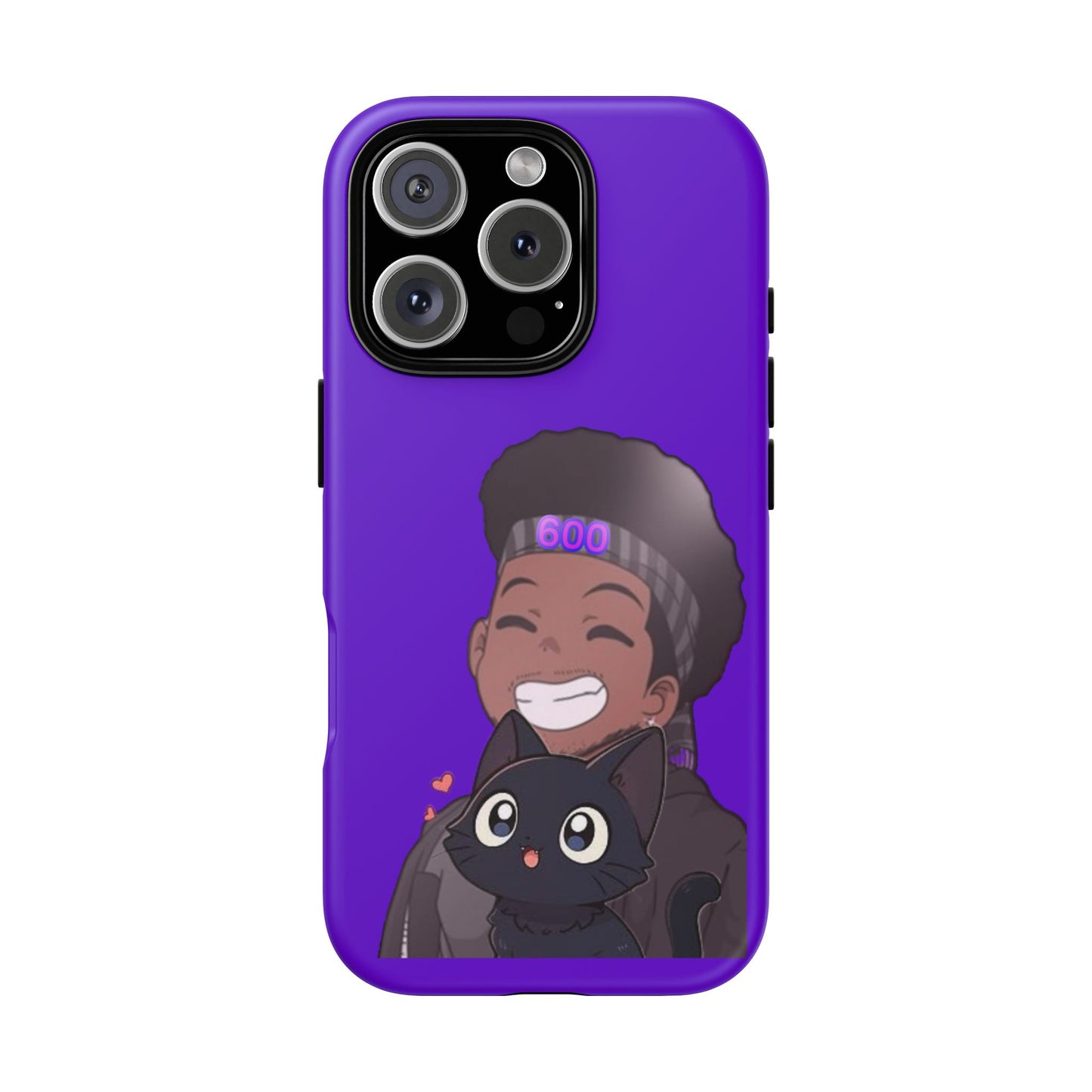 Black Cat Case (purple)