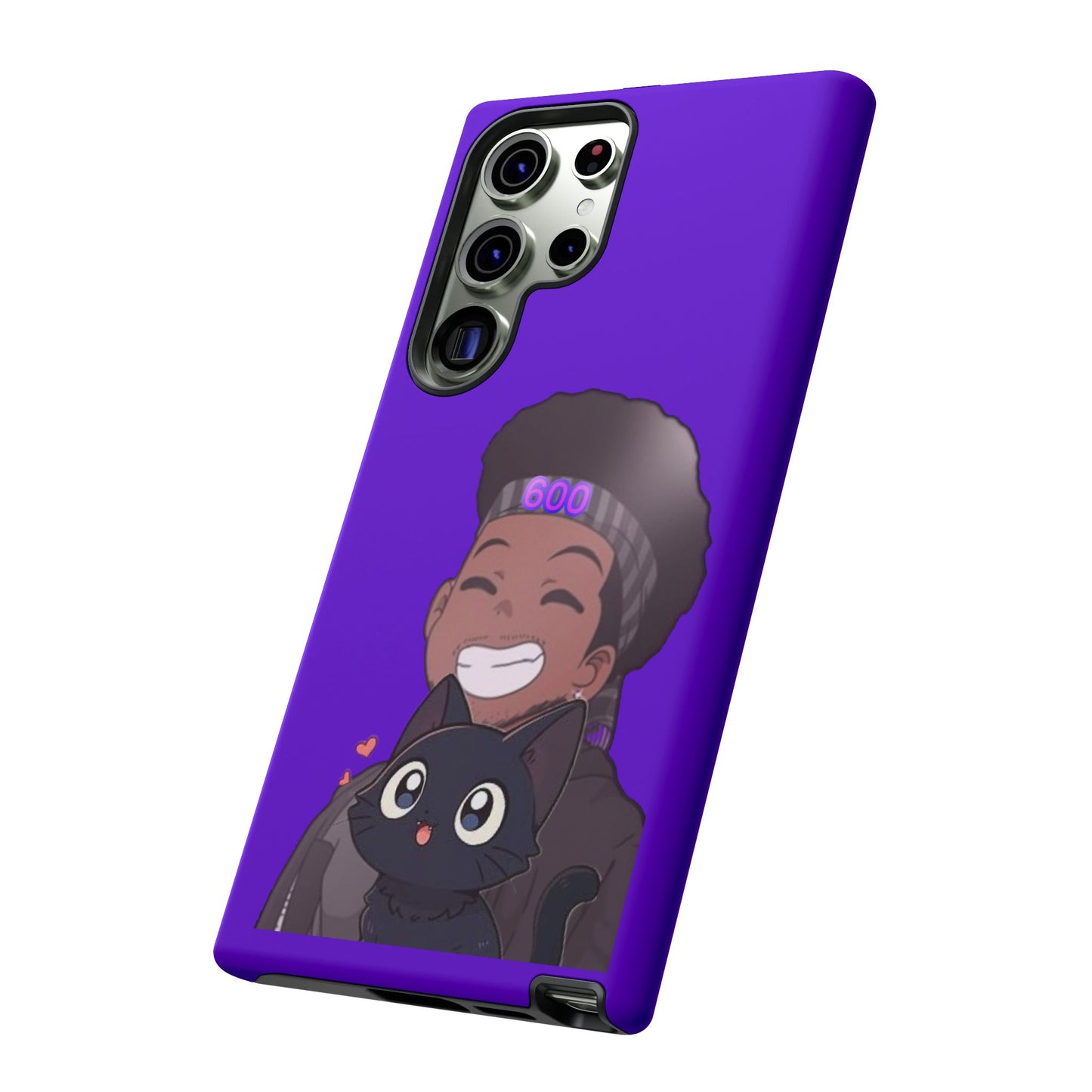Black Cat Case (purple)
