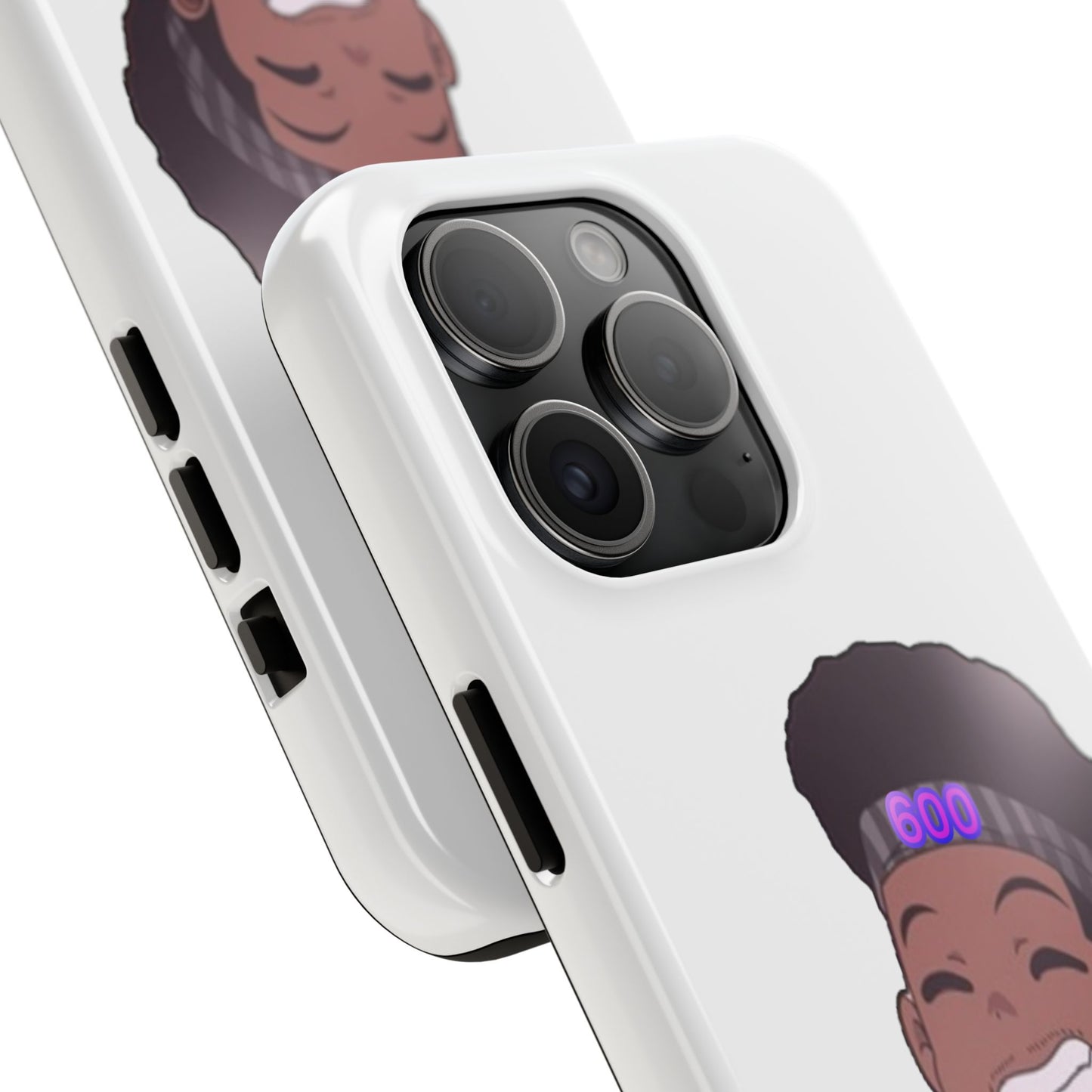 Black Cat Case (white)