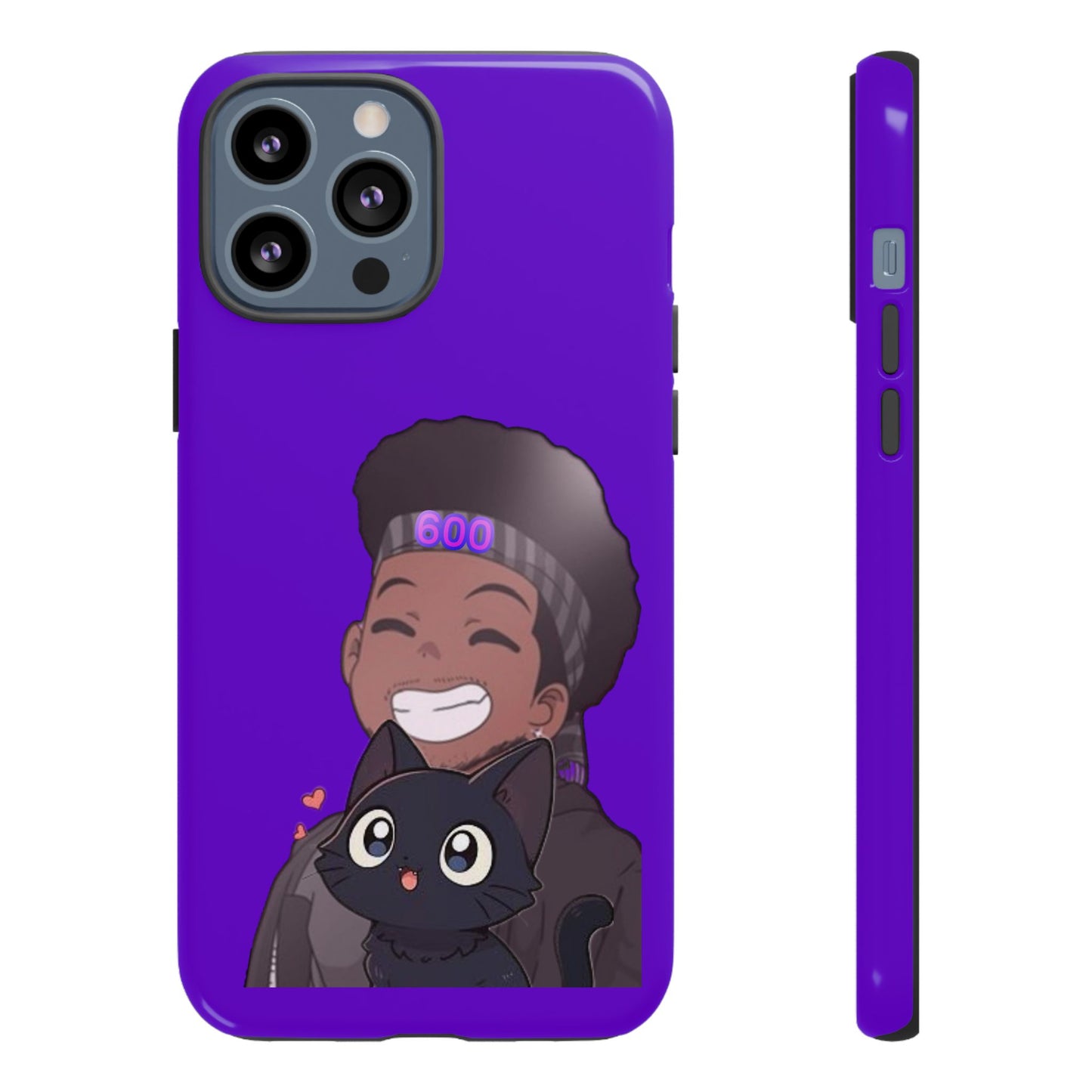 Black Cat Case (purple)