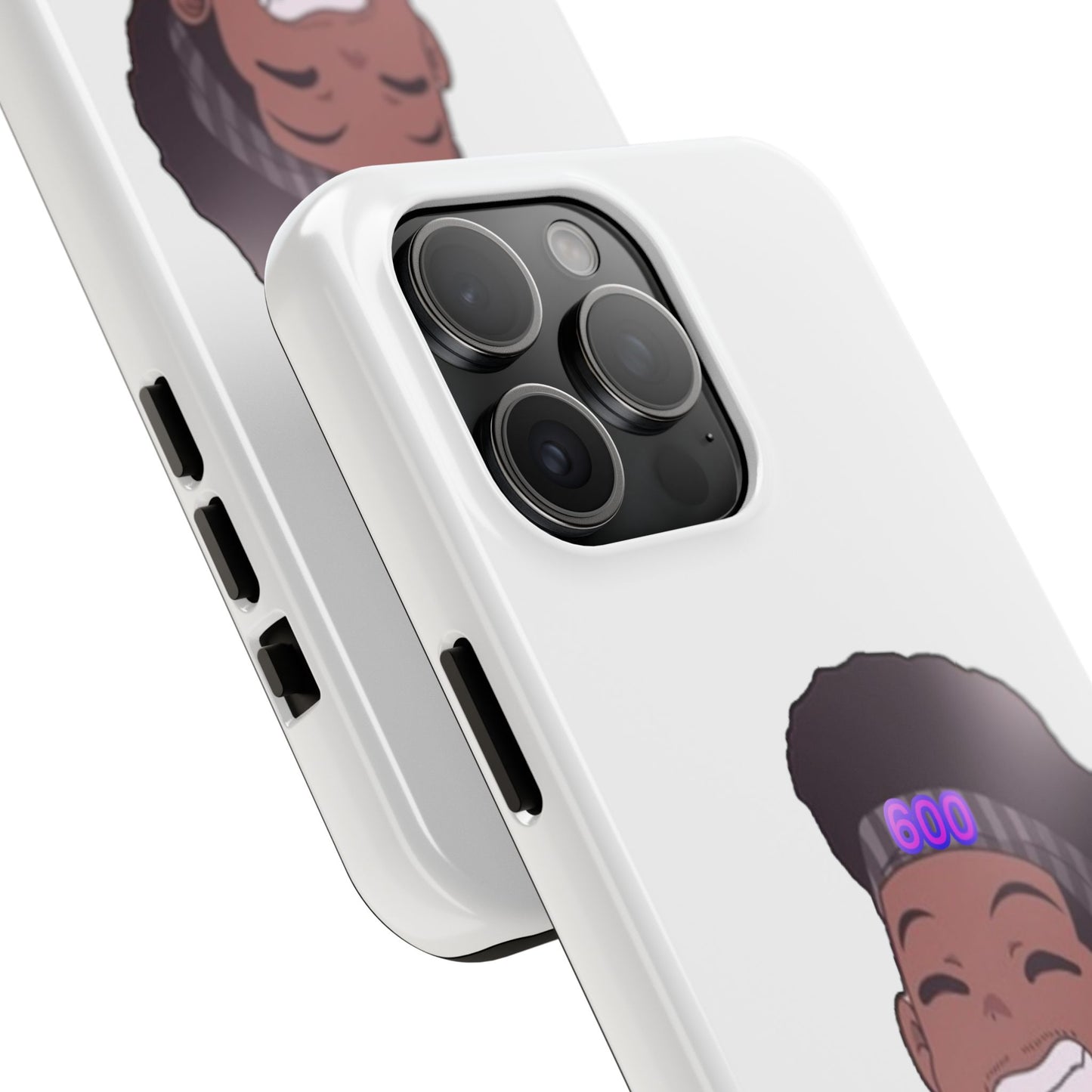 Black Cat Case (white)