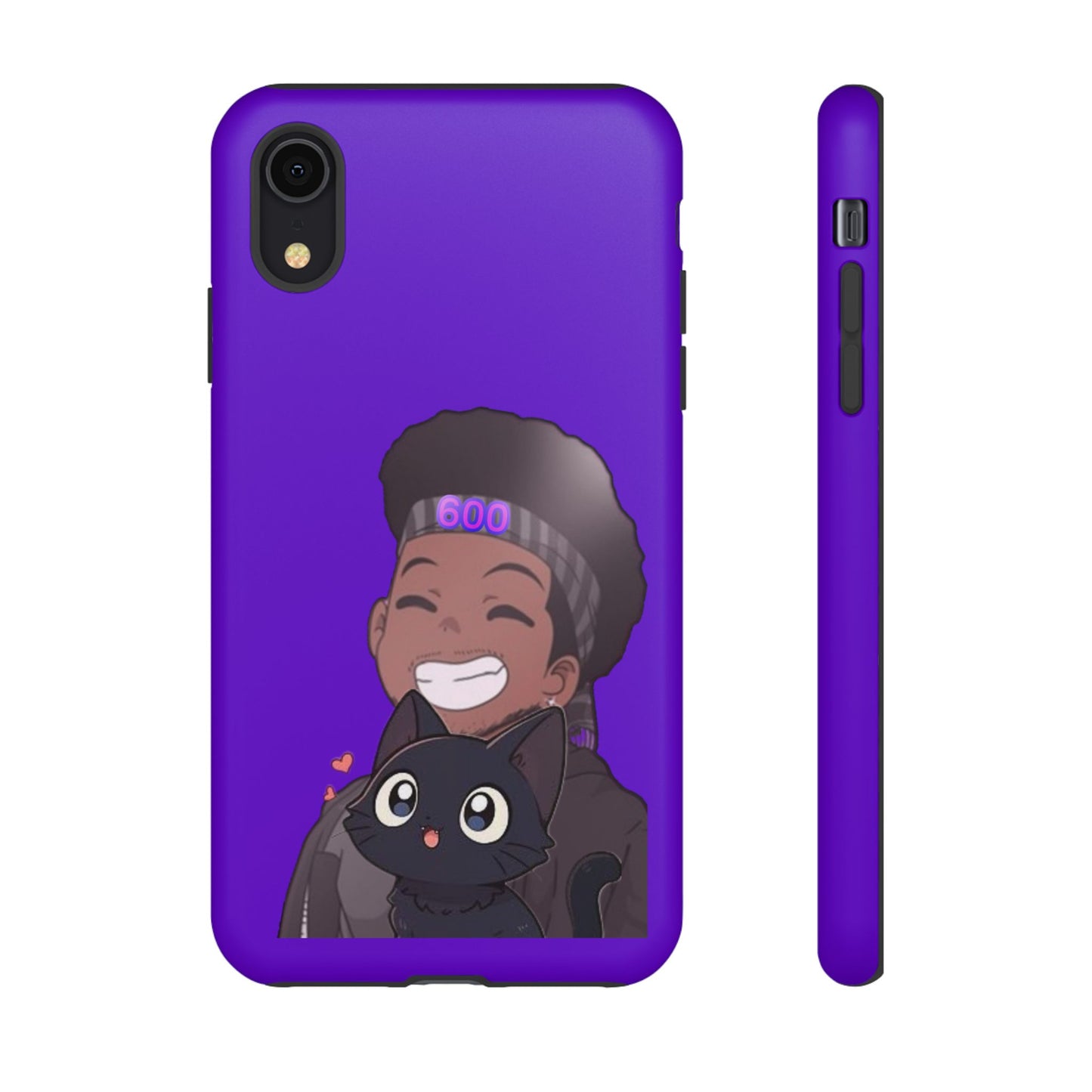 Black Cat Case (purple)