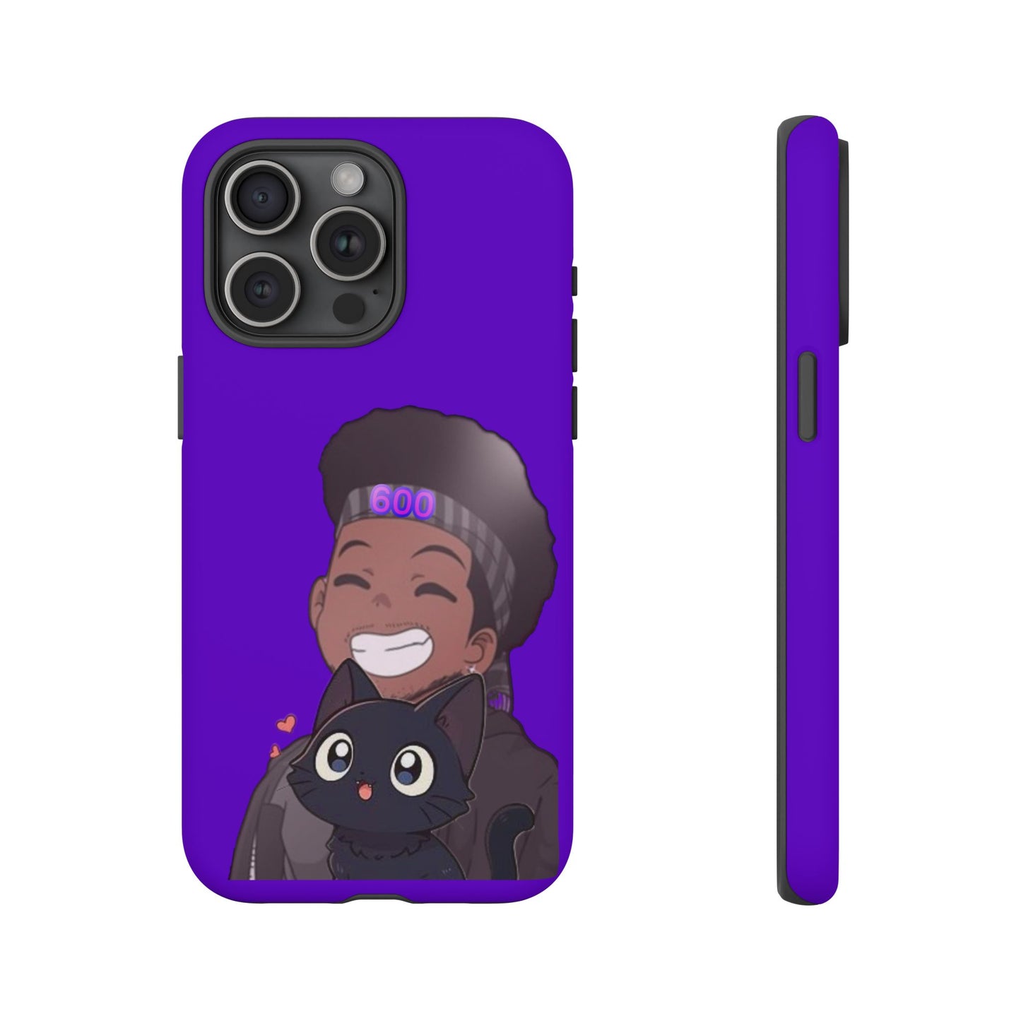 Black Cat Case (purple)