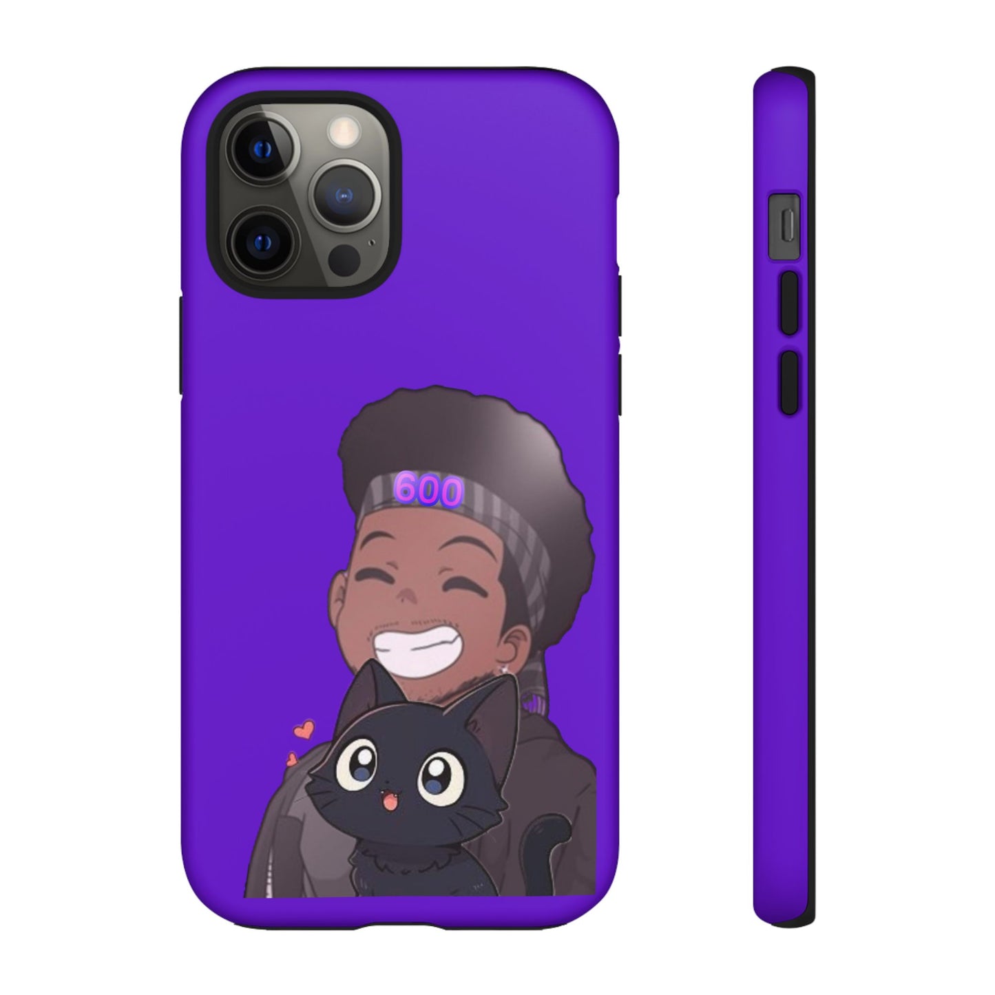 Black Cat Case (purple)