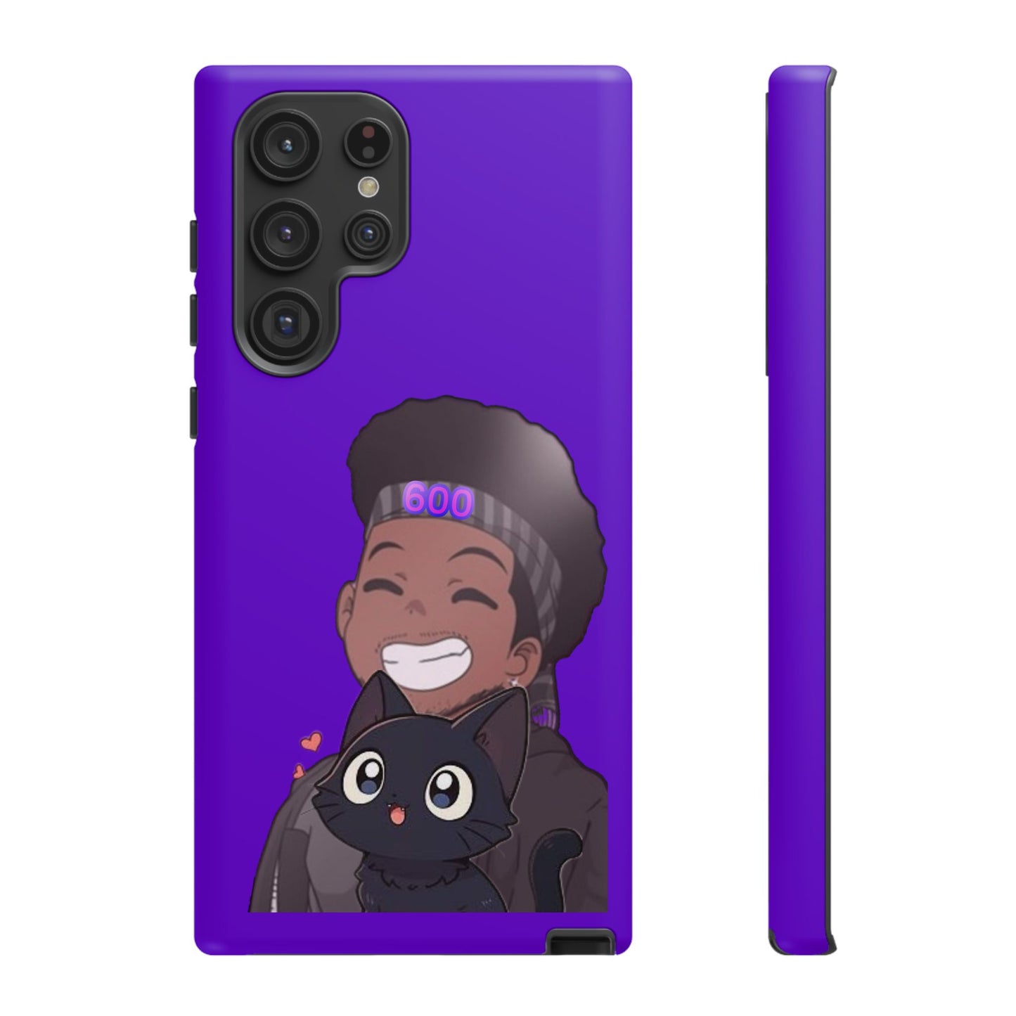 Black Cat Case (purple)