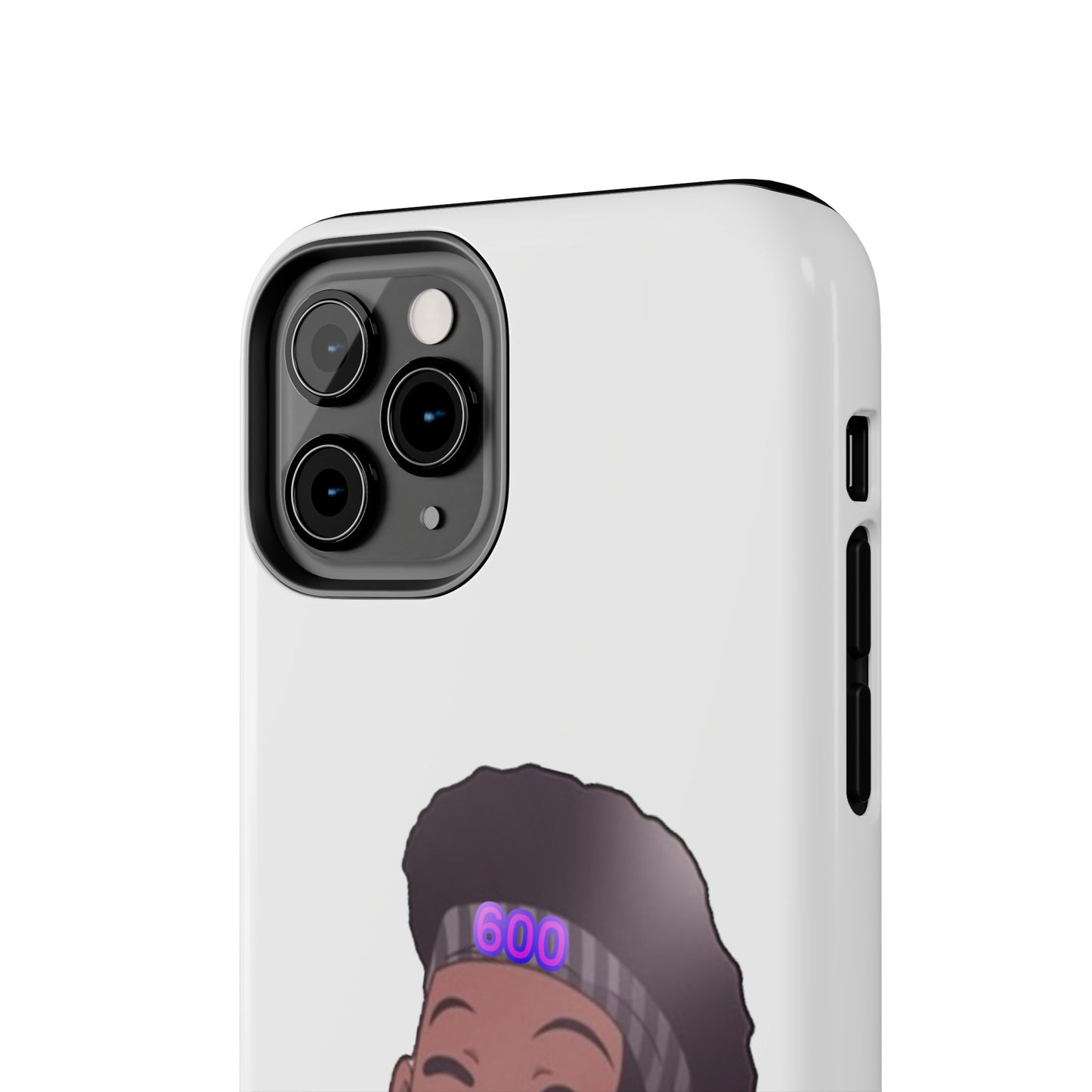 Black Cat Case (white)