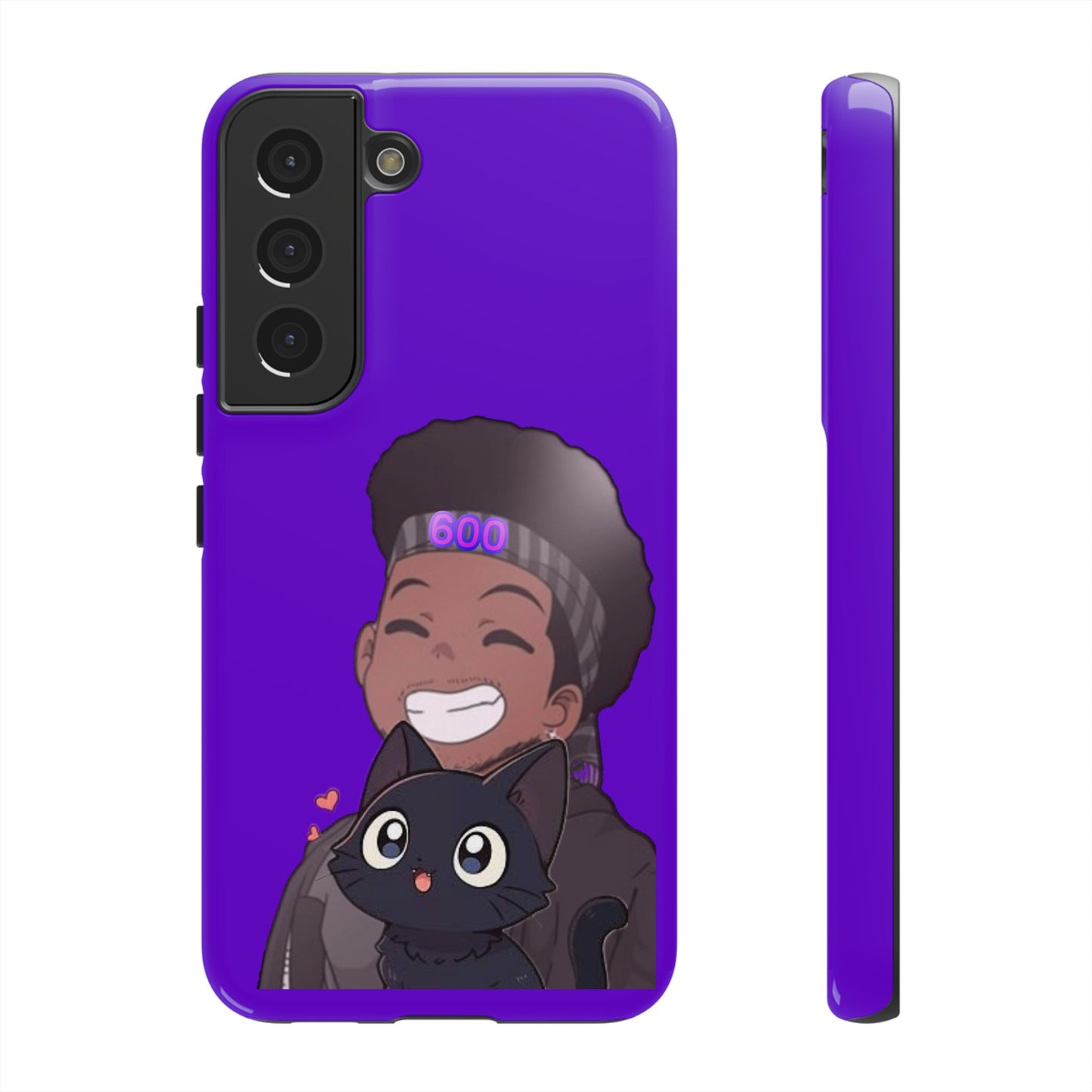 Black Cat Case (purple)