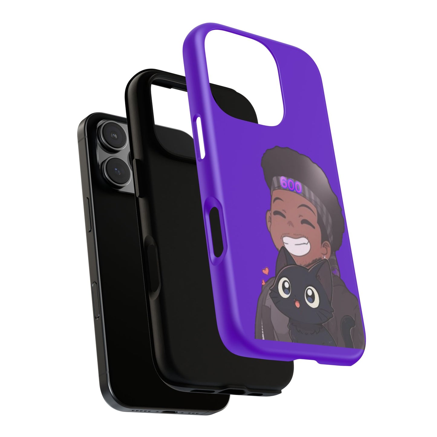 Black Cat Case (purple)