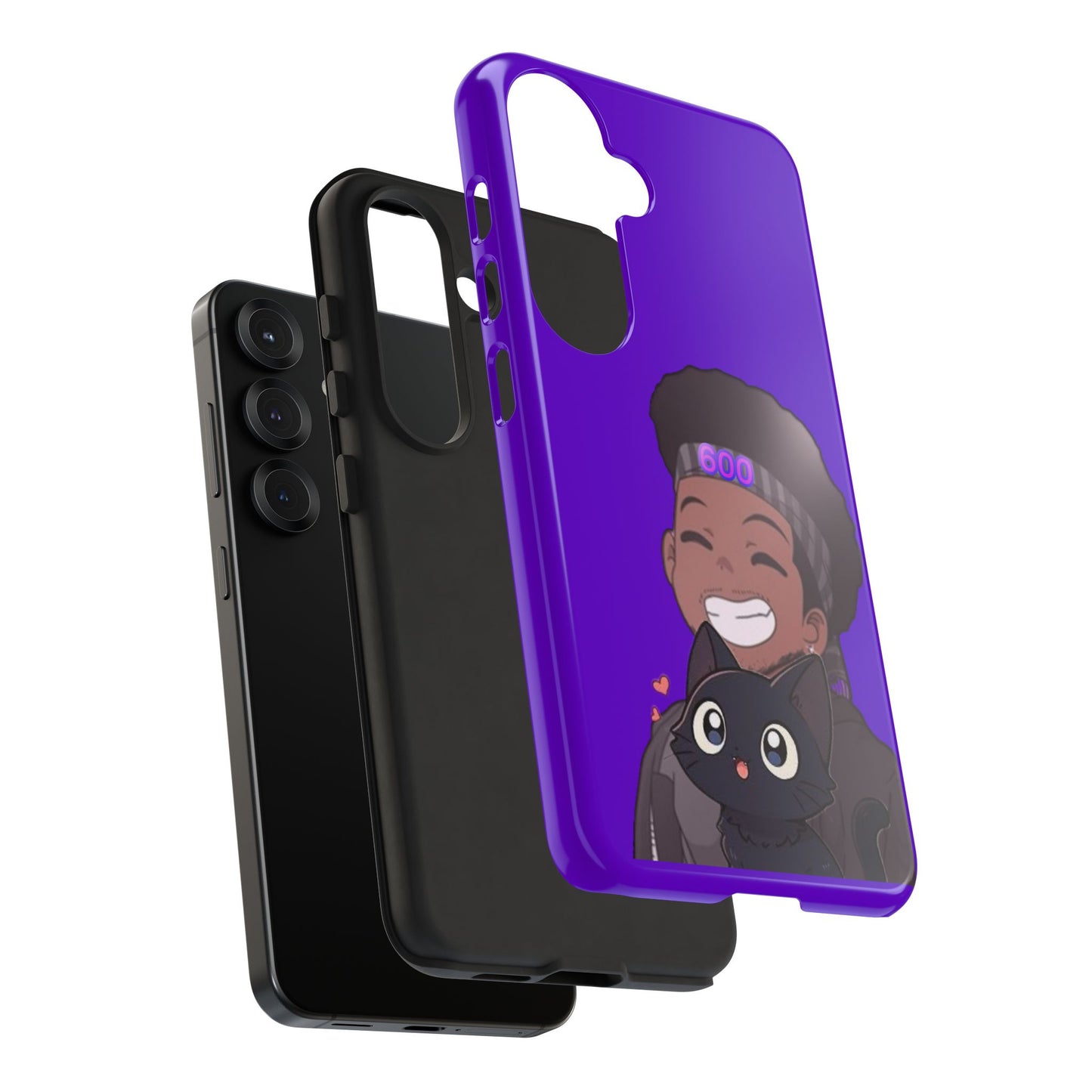 Black Cat Case (purple)