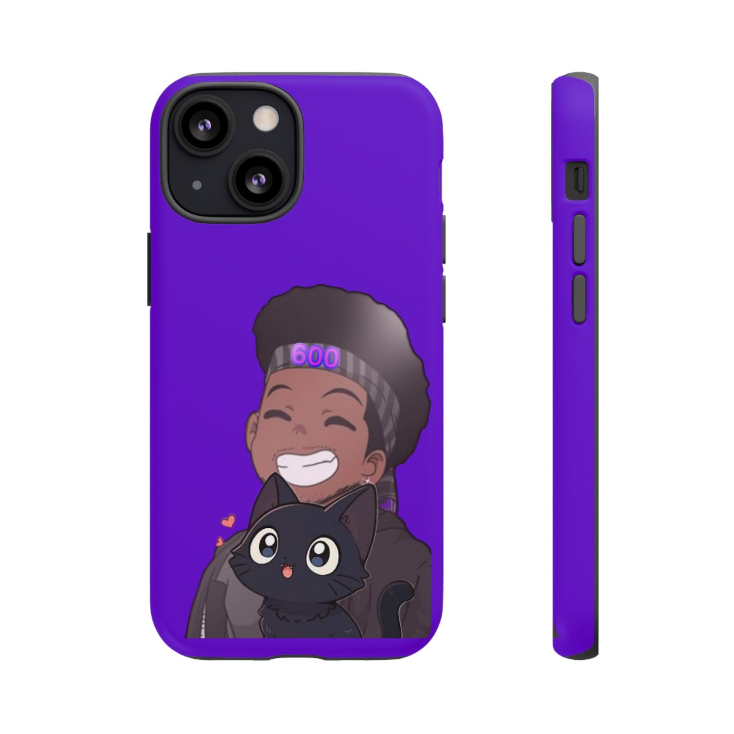 Black Cat Case (purple)
