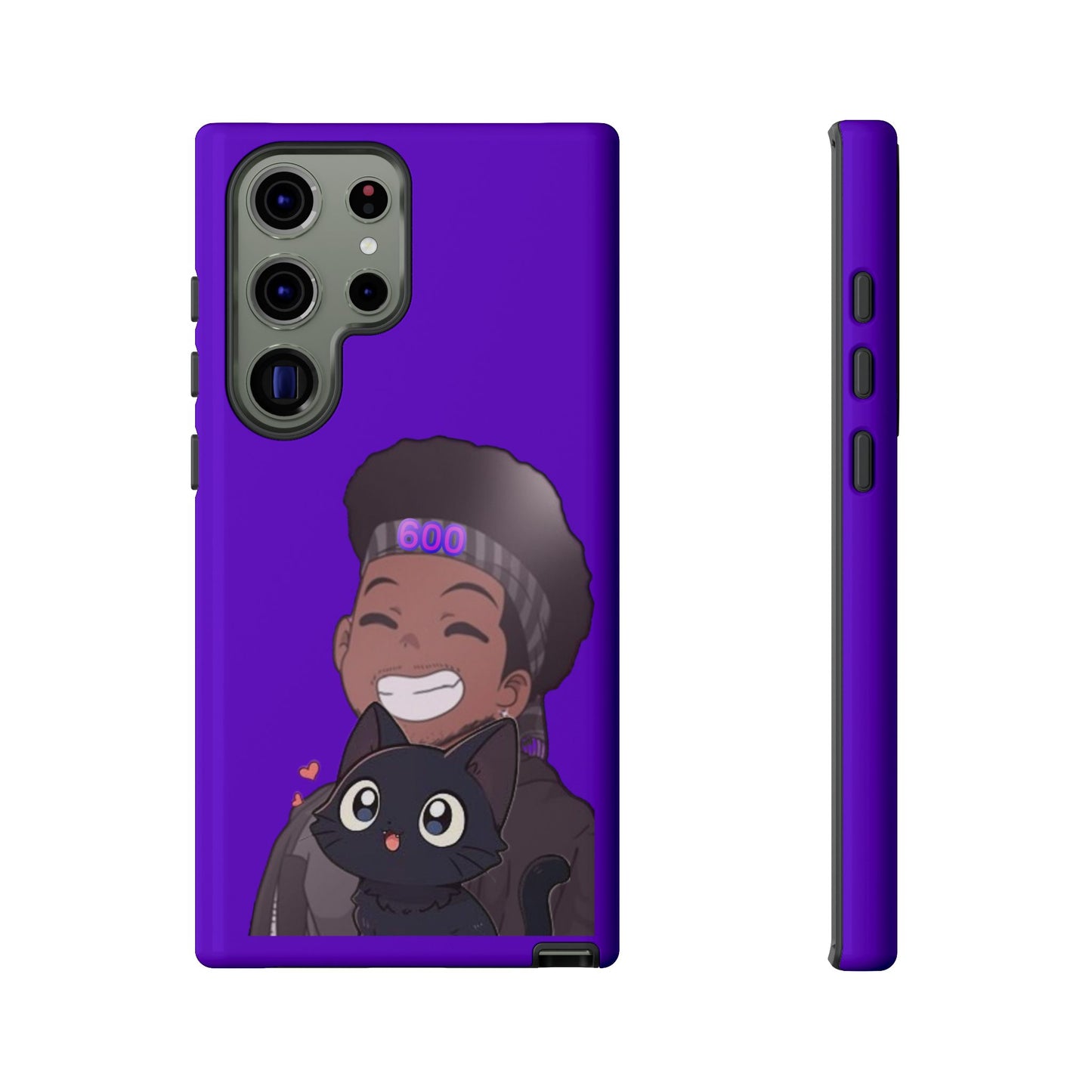 Black Cat Case (purple)