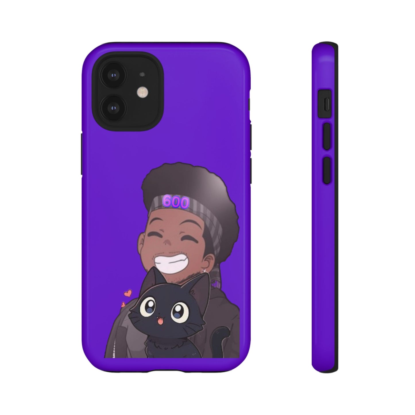 Black Cat Case (purple)