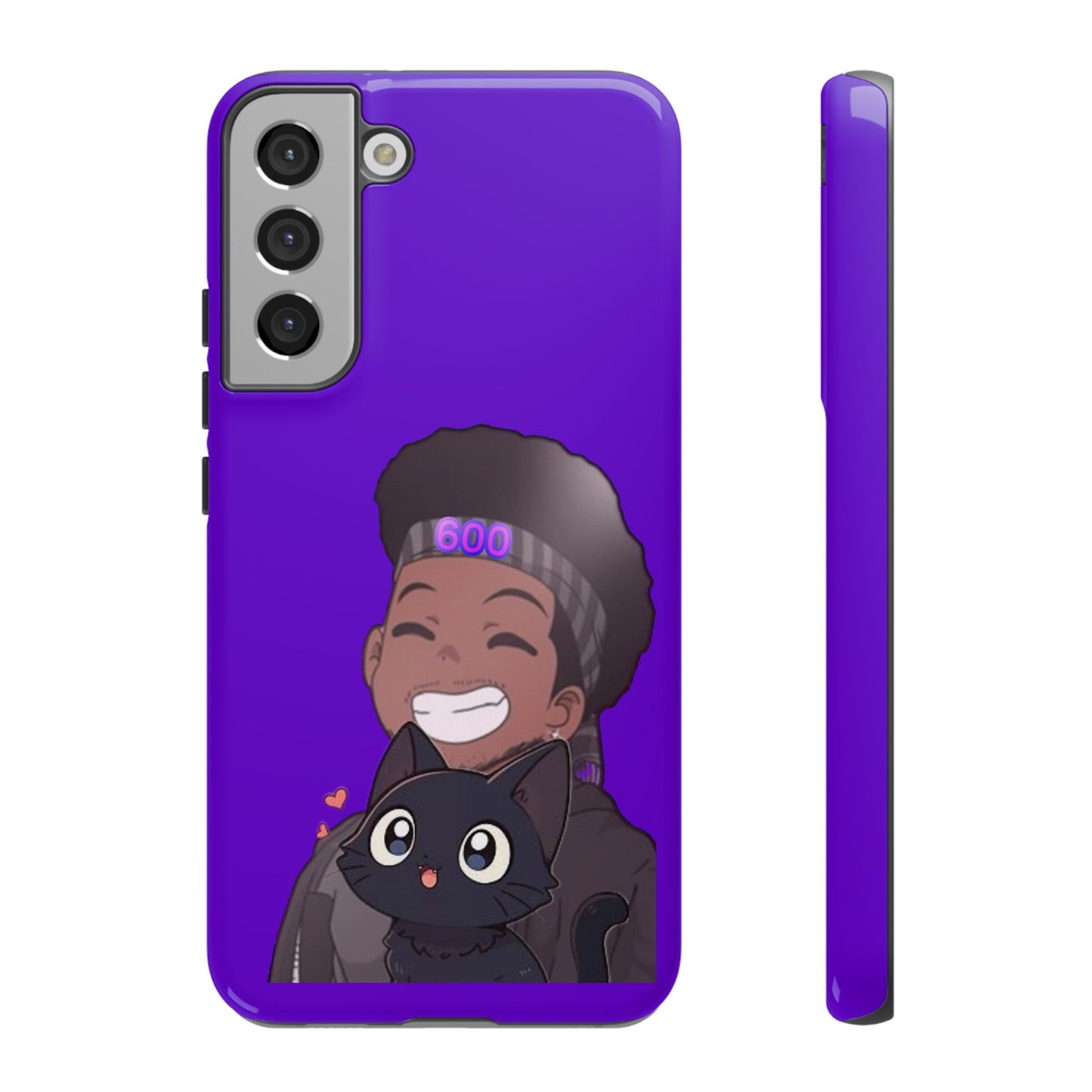 Black Cat Case (purple)