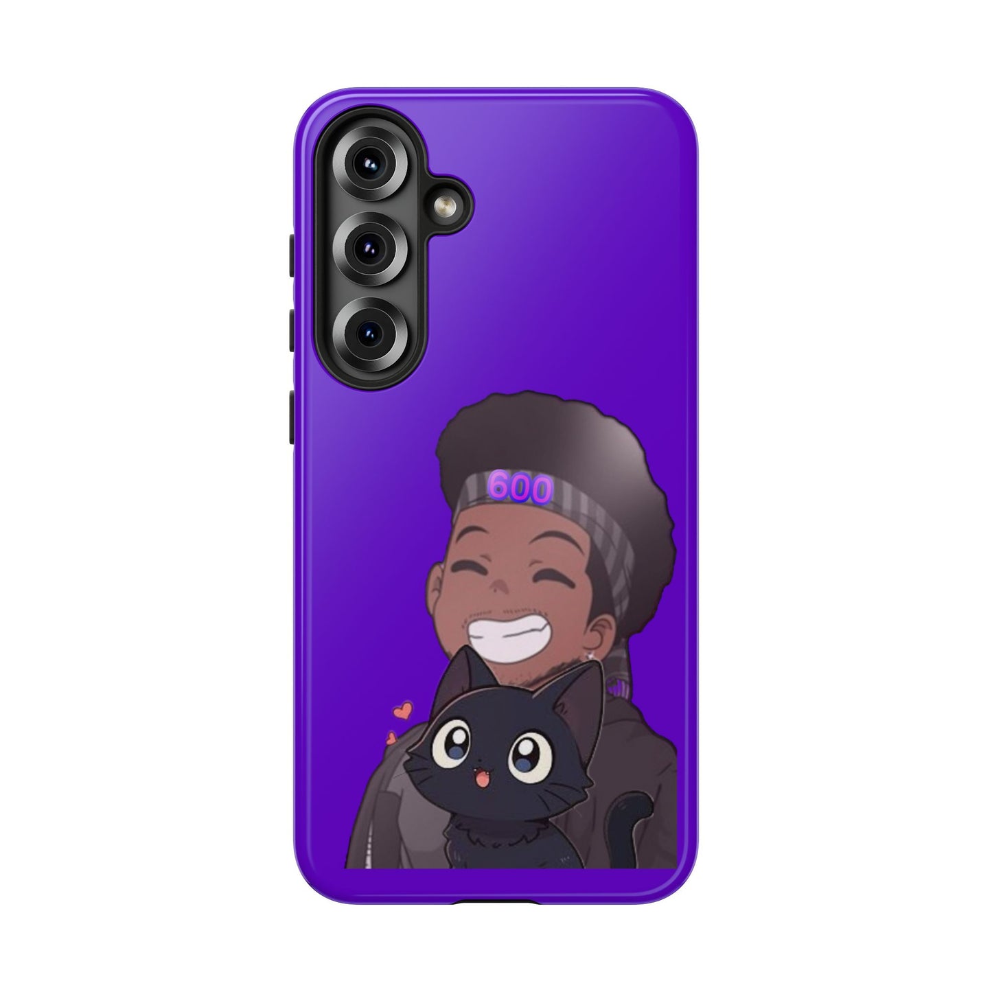 Black Cat Case (purple)