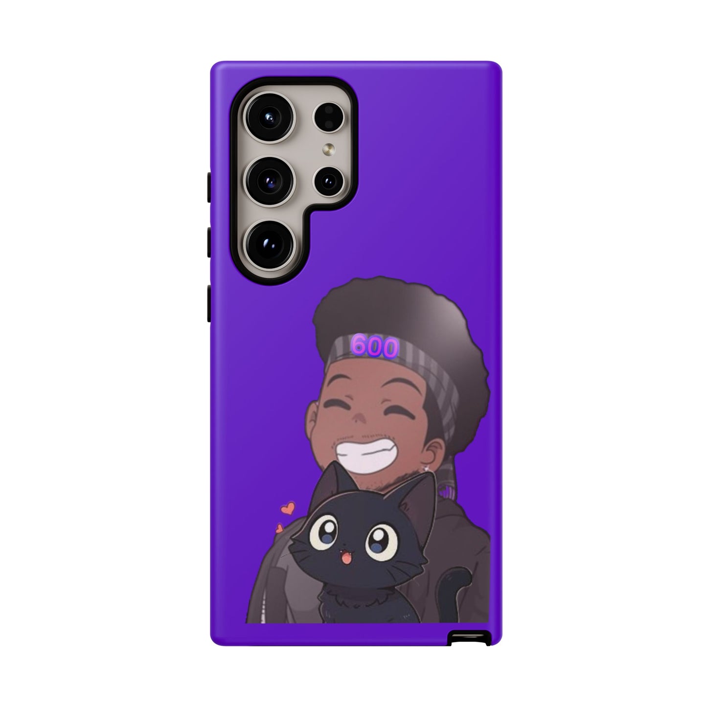 Black Cat Case (purple)