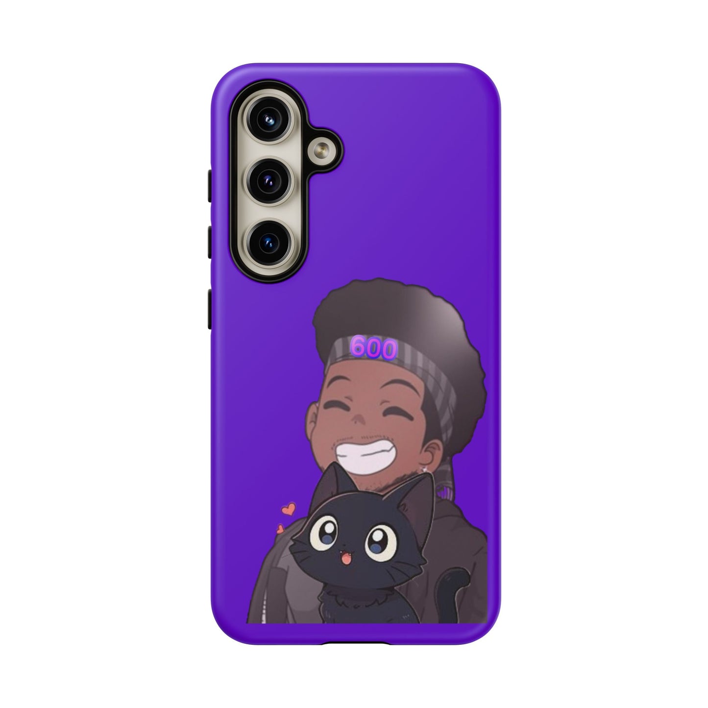 Black Cat Case (purple)
