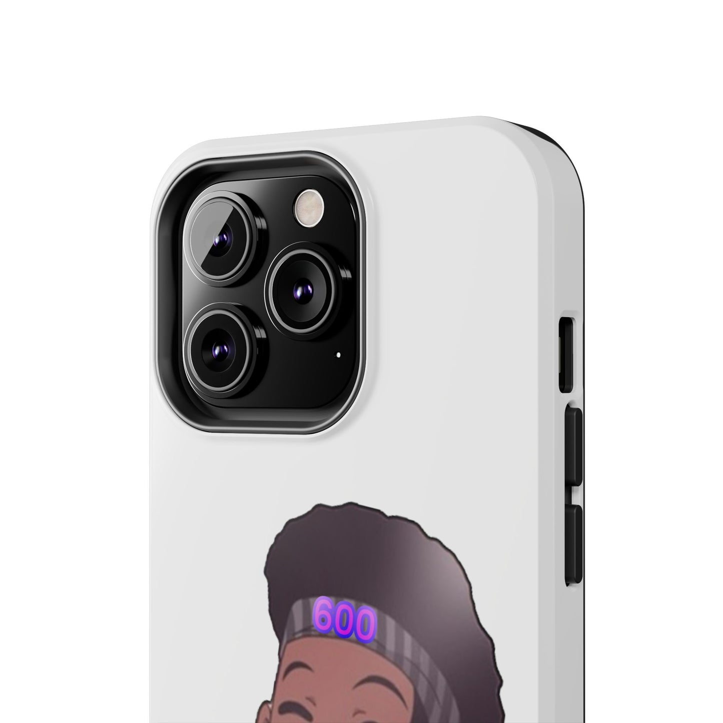 Black Cat Case (white)