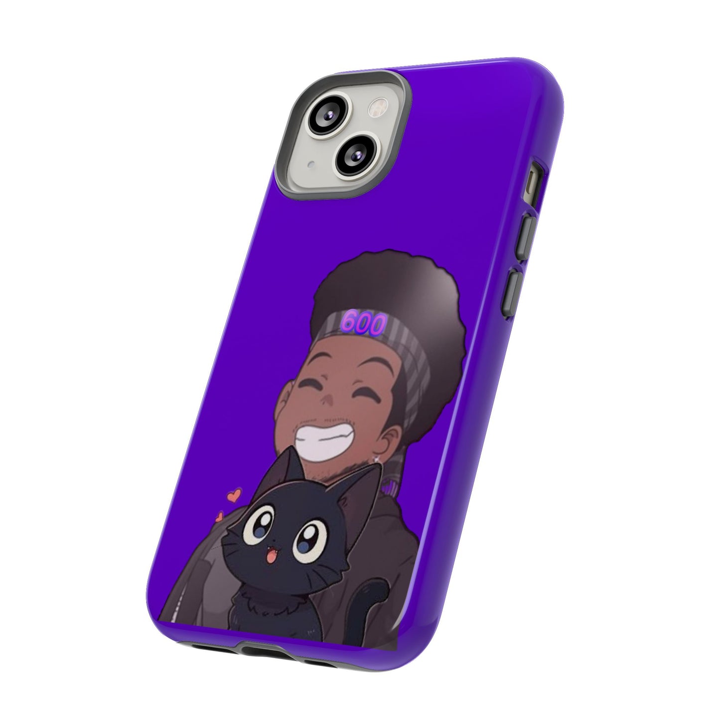 Black Cat Case (purple)
