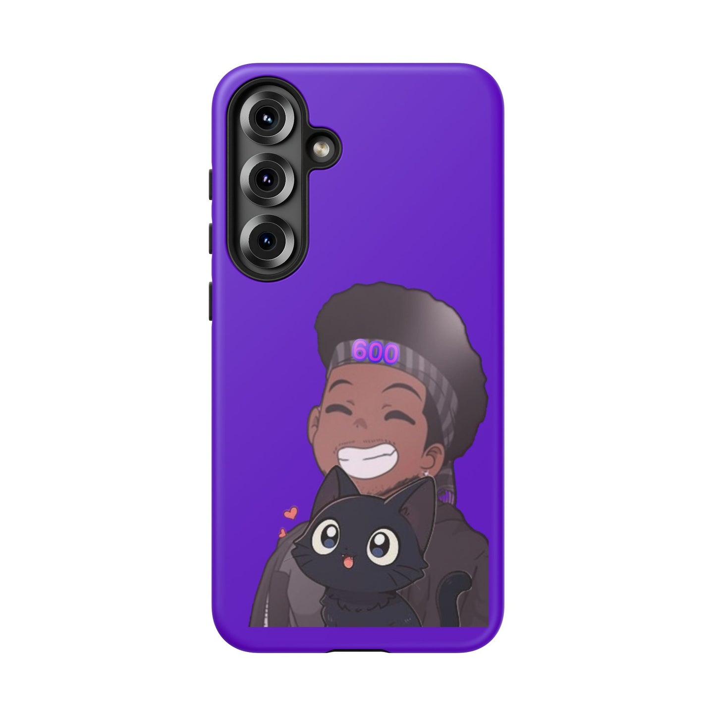 Black Cat Case (purple)