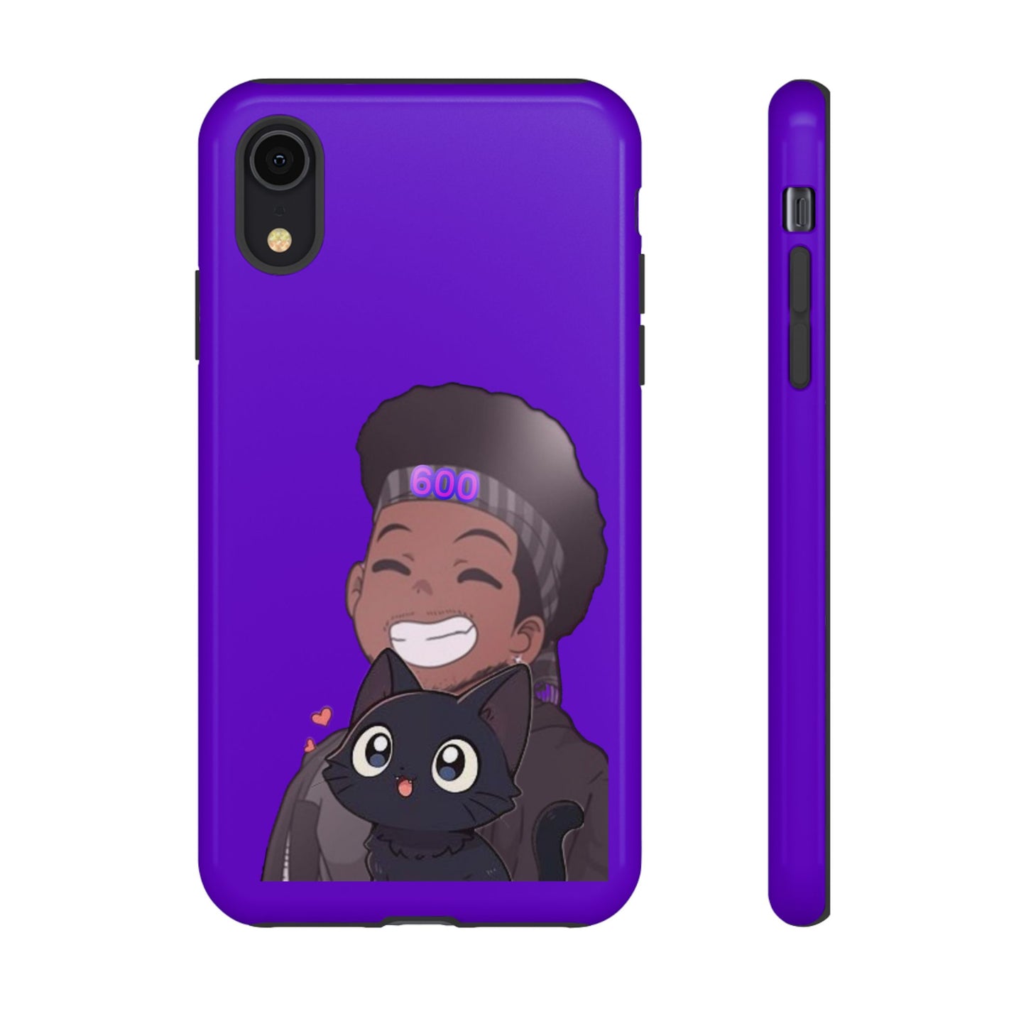 Black Cat Case (purple)