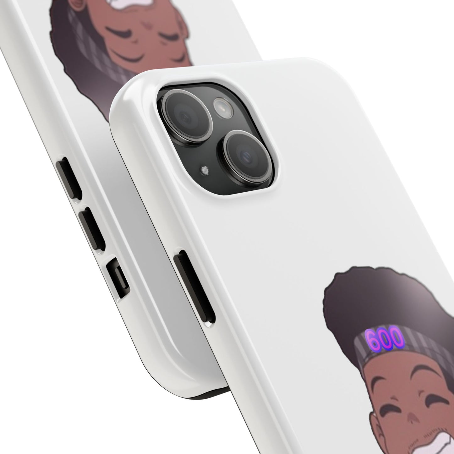 Black Cat Case (white)