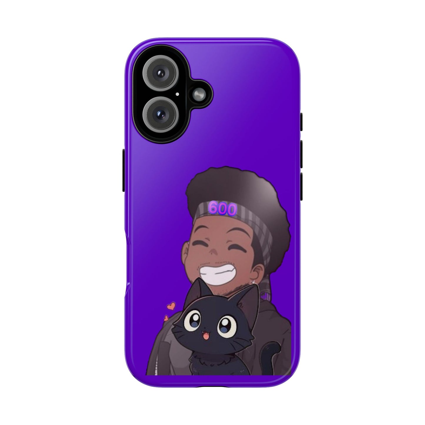 Black Cat Case (purple)