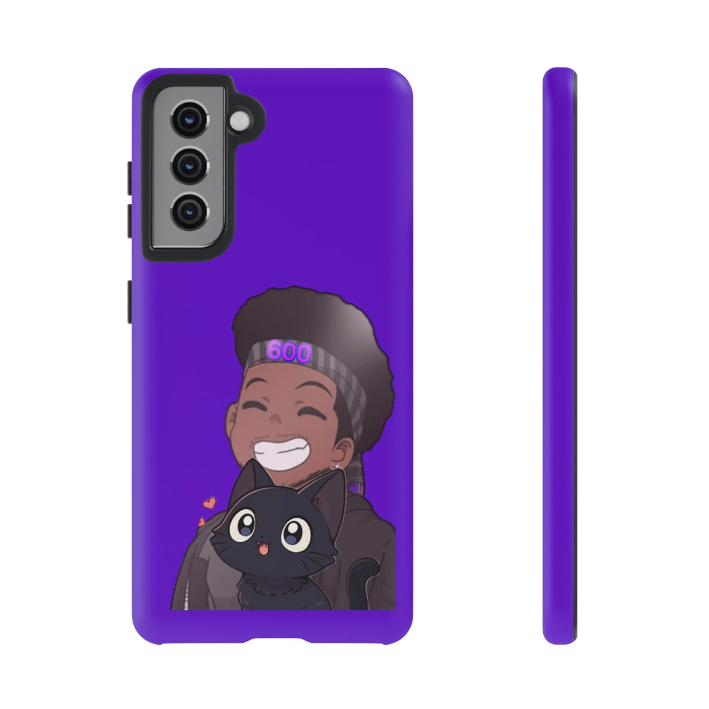 Black Cat Case (purple)