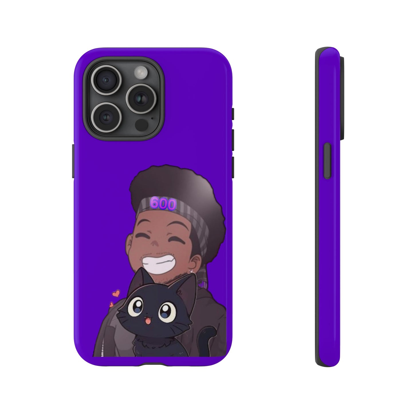 Black Cat Case (purple)