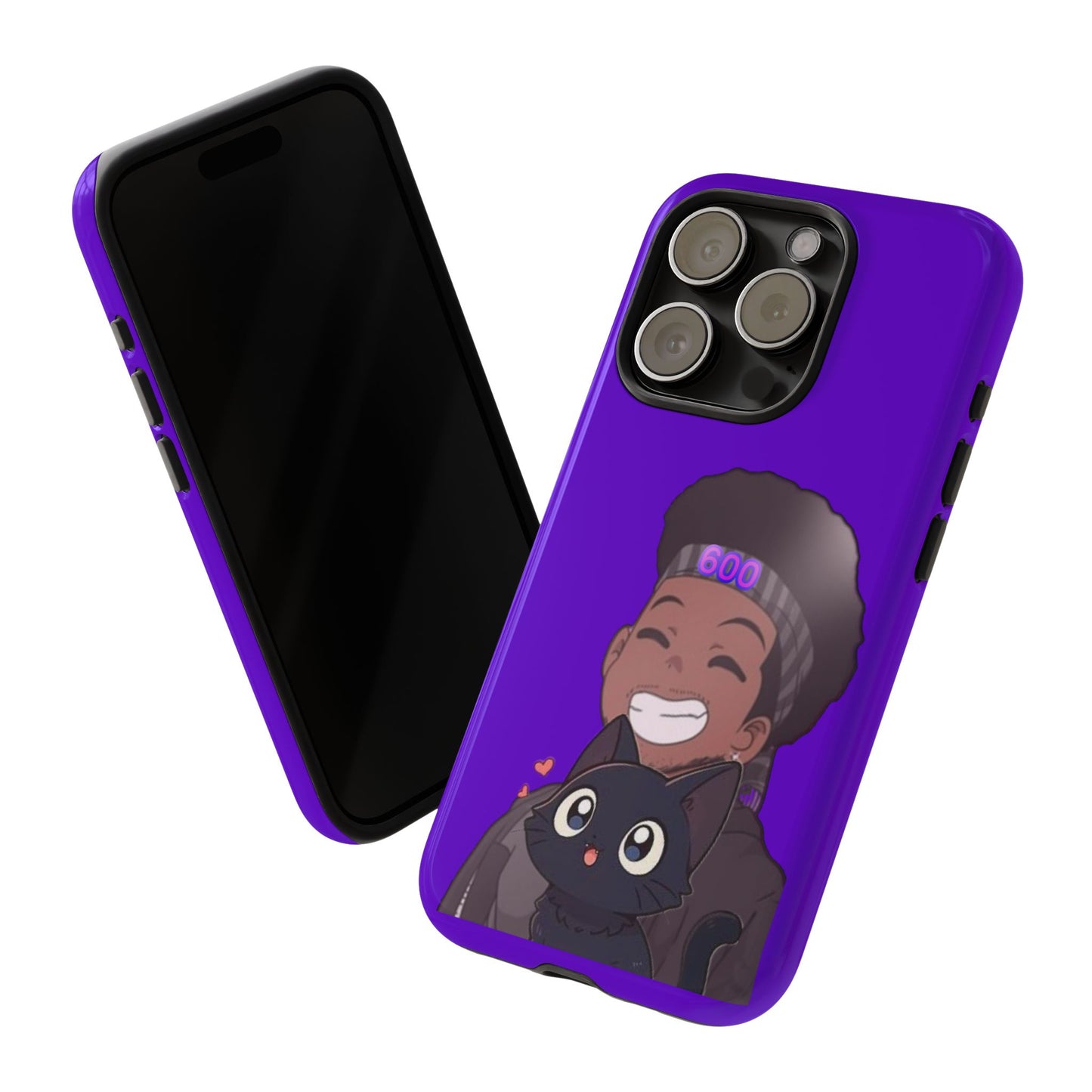 Black Cat Case (purple)