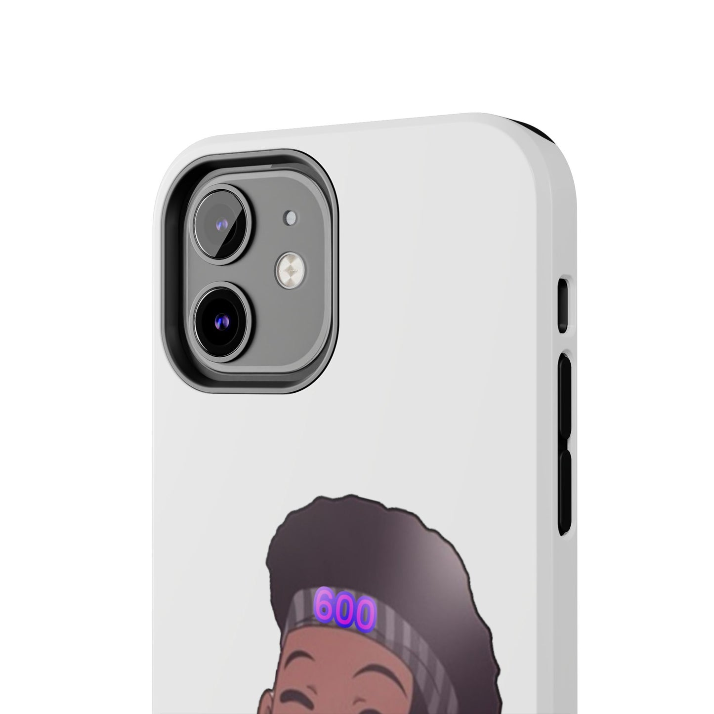 Black Cat Case (white)