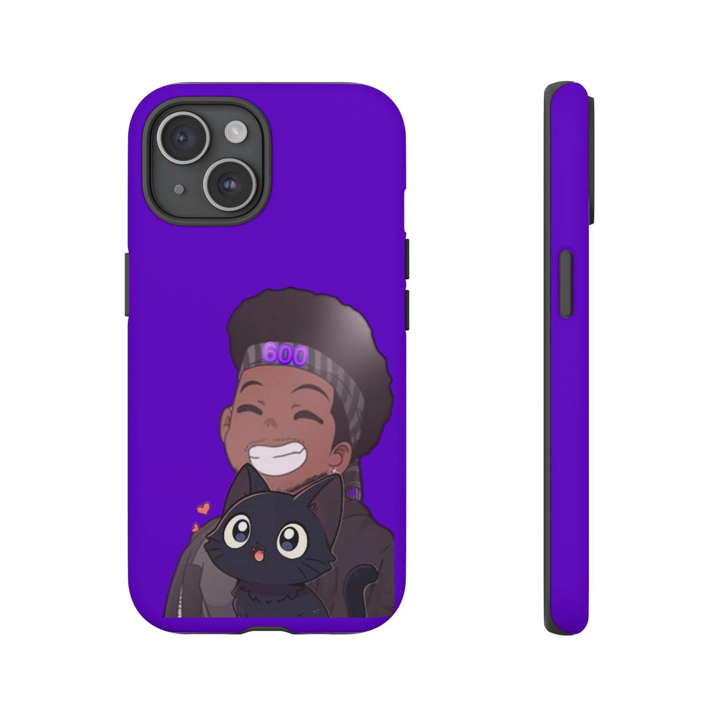 Black Cat Case (purple)