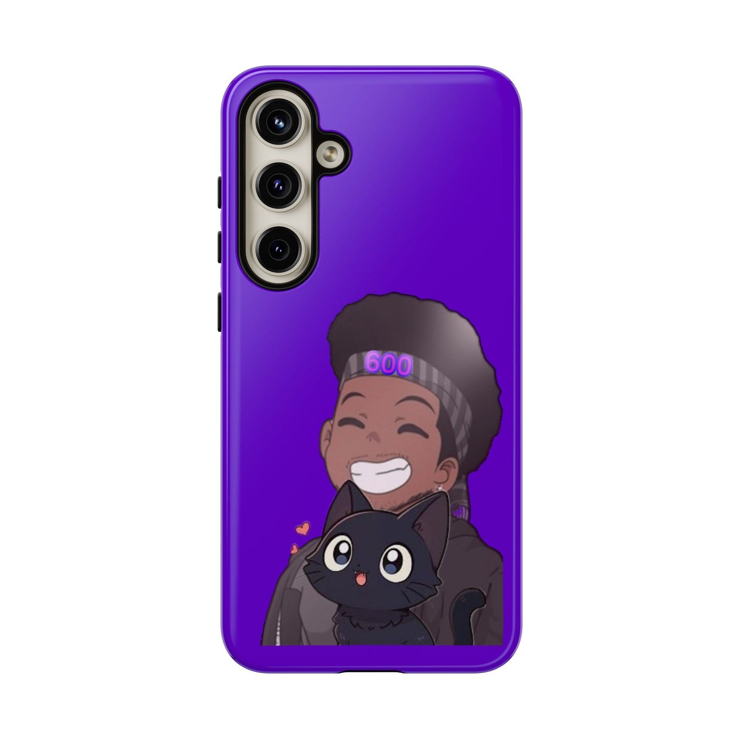 Black Cat Case (purple)