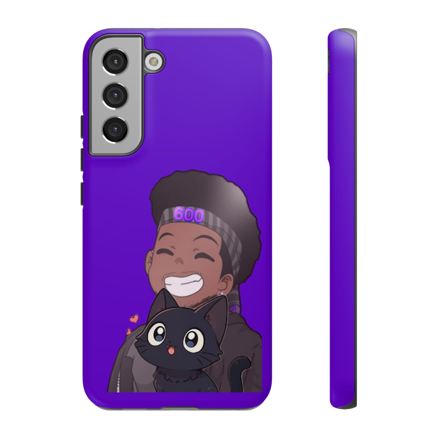 Black Cat Case (purple)