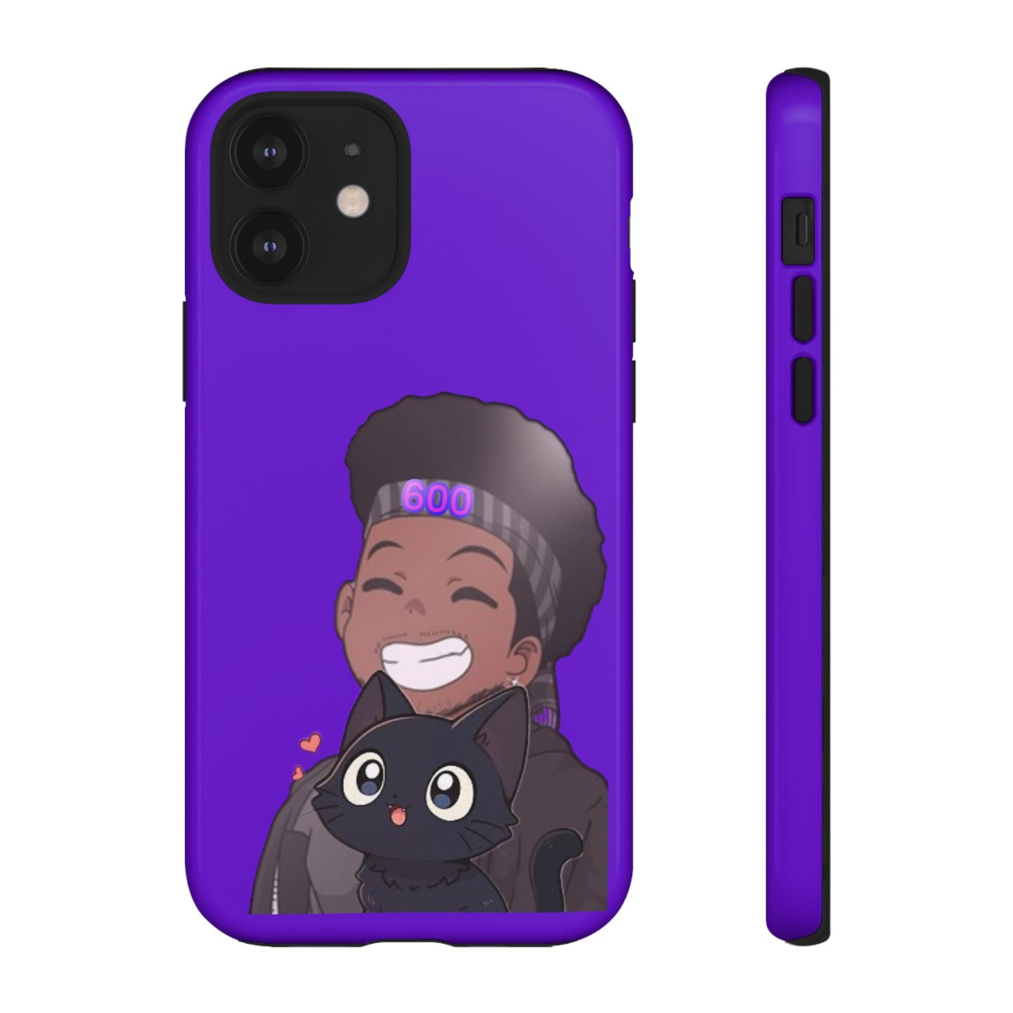 Black Cat Case (purple)