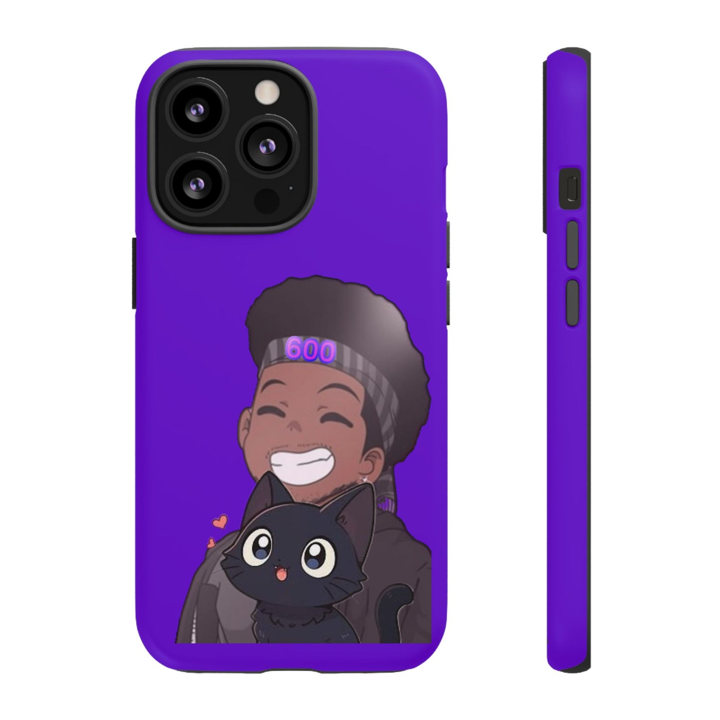 Black Cat Case (purple)