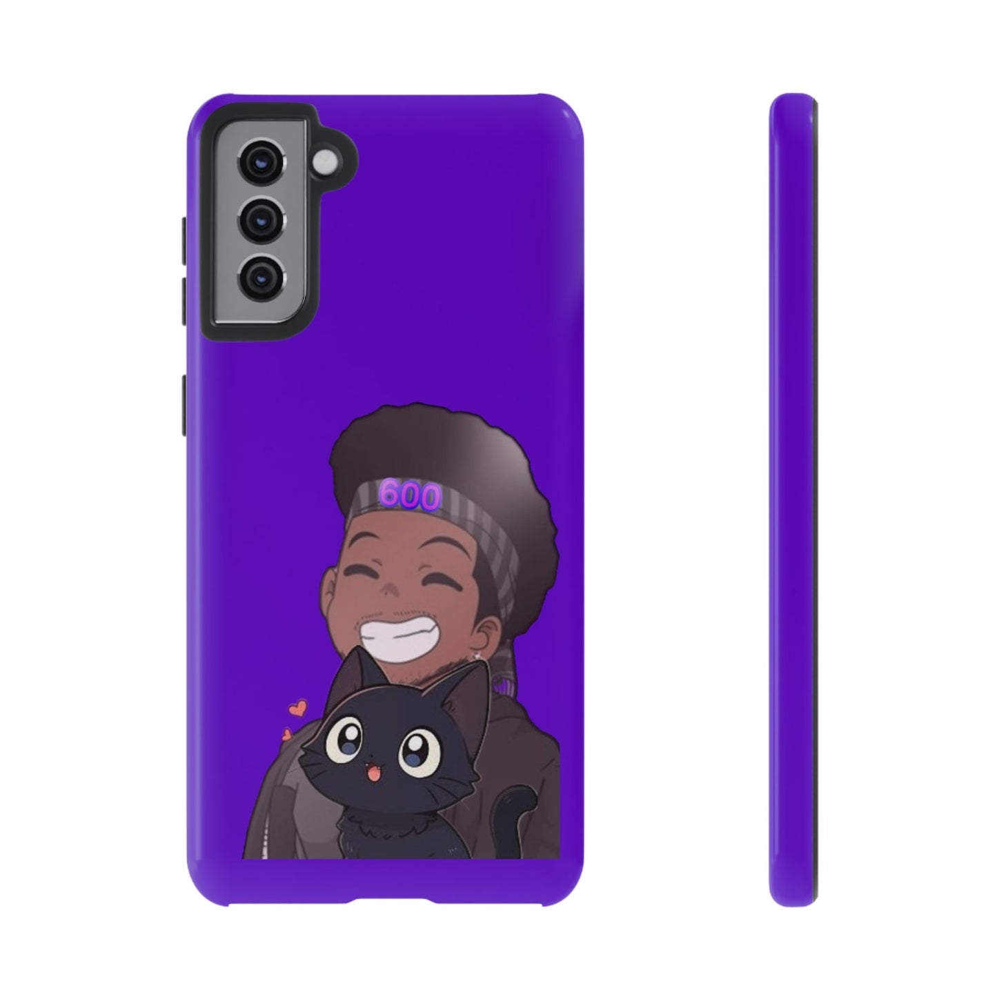 Black Cat Case (purple)