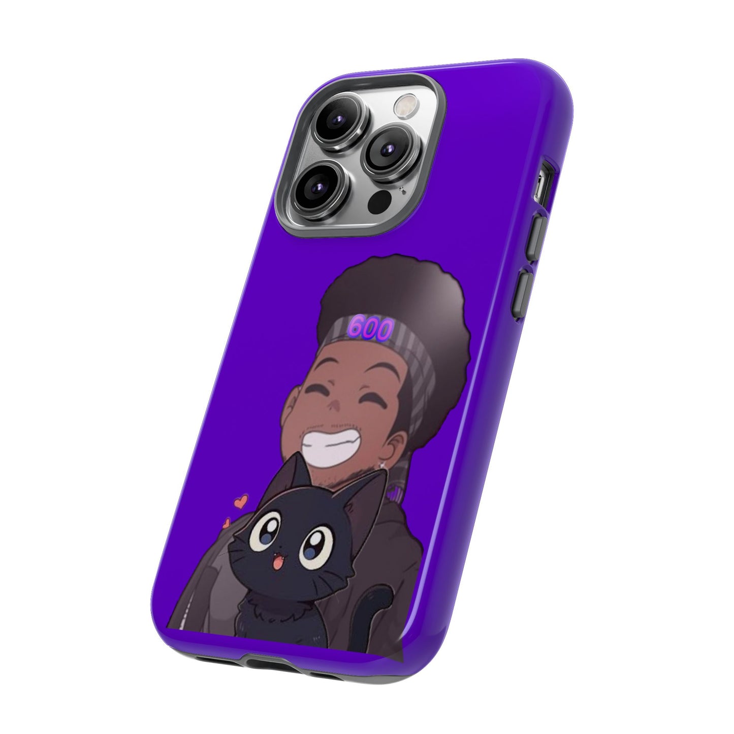 Black Cat Case (purple)