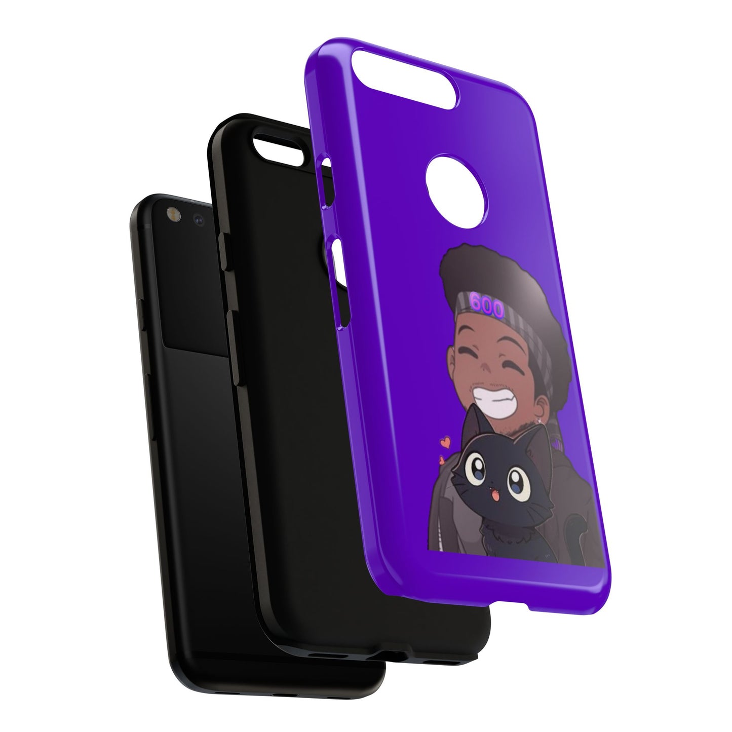 Black Cat Case (purple)